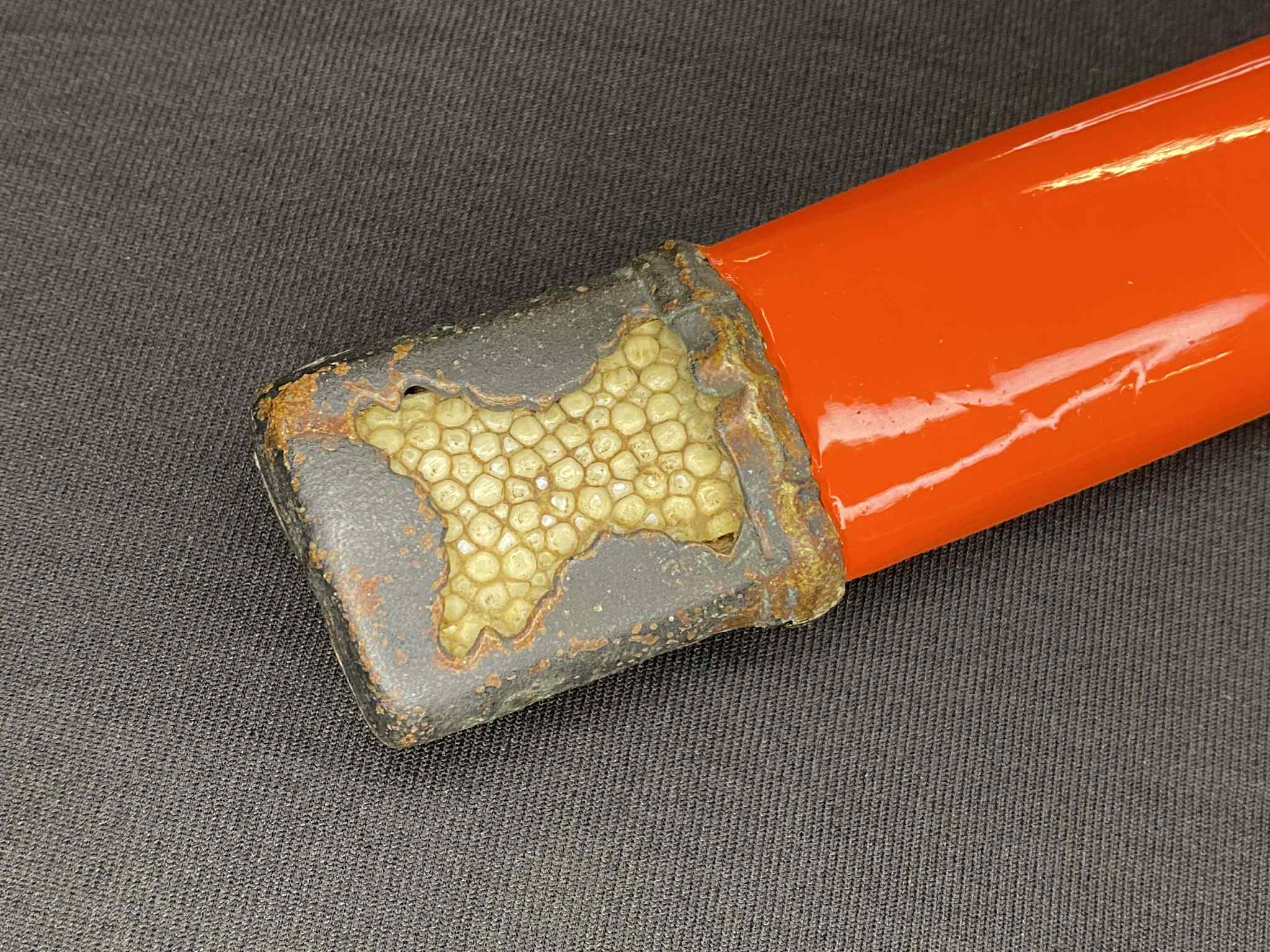 Antique Nihonto - Late Muromachi Eiroku Era (450 years old) Tanto in Koshirae, signed Kanemachi, NTHK certified