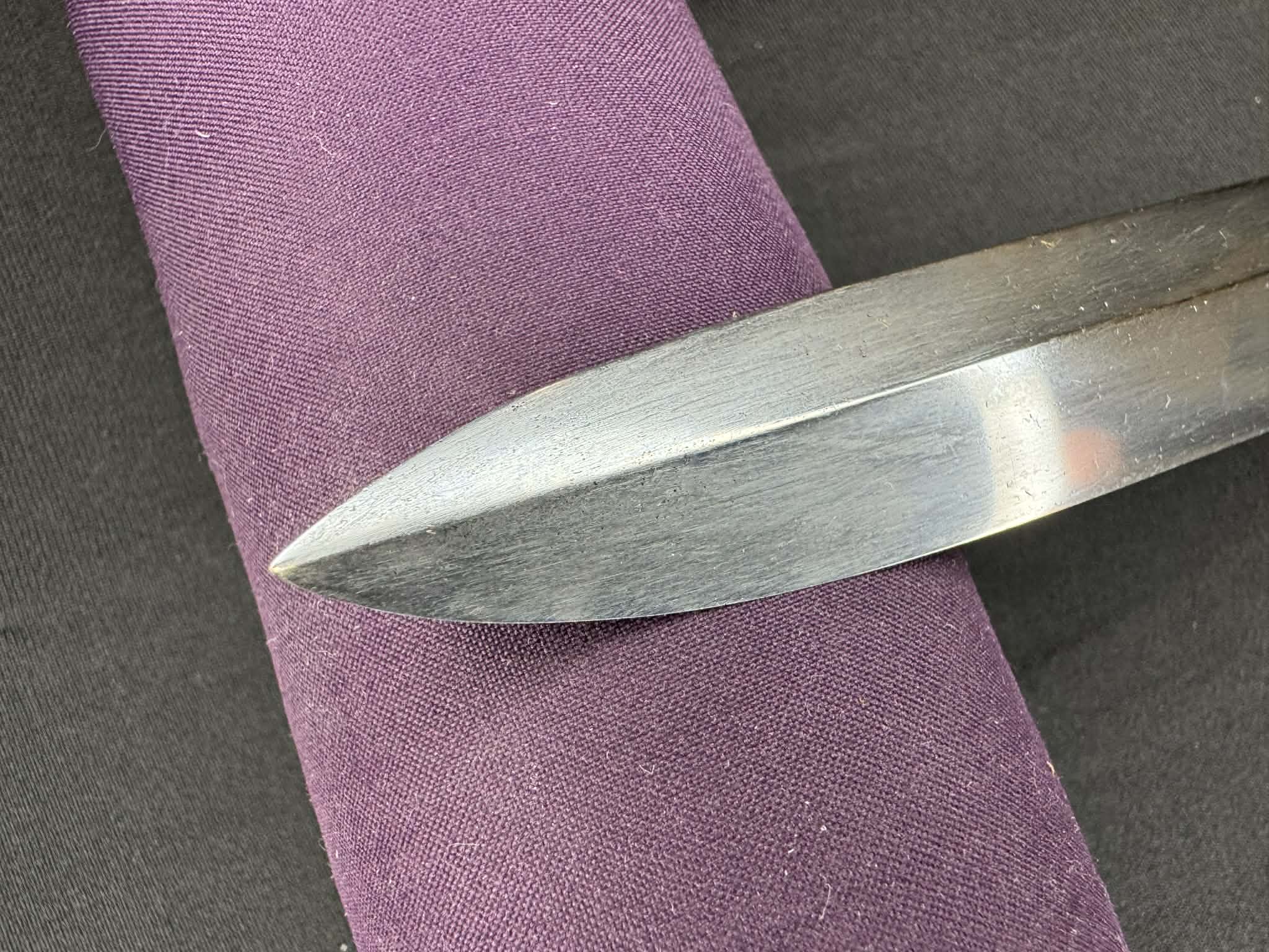 Antique Nihonto -  Edo Period (150-300 years old) Tanto in Koshirae - Kissaki Moroha zukuri