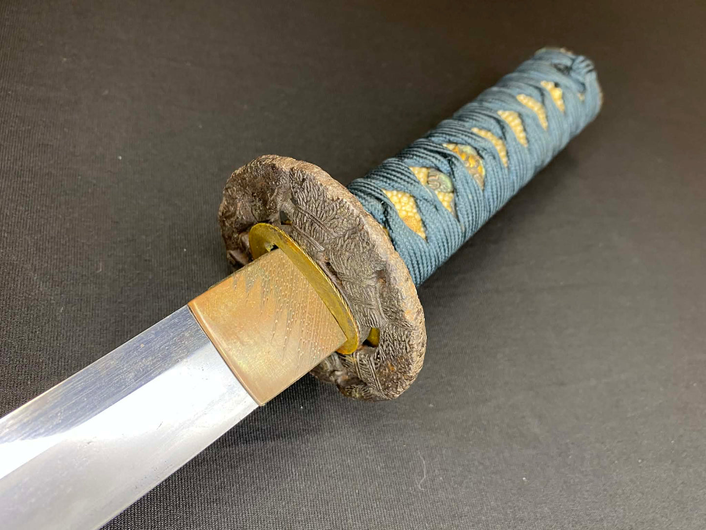 Antique Nihonto Unmatched Daishou - Katana and Wakizashi in Shirasaya with Koshirae