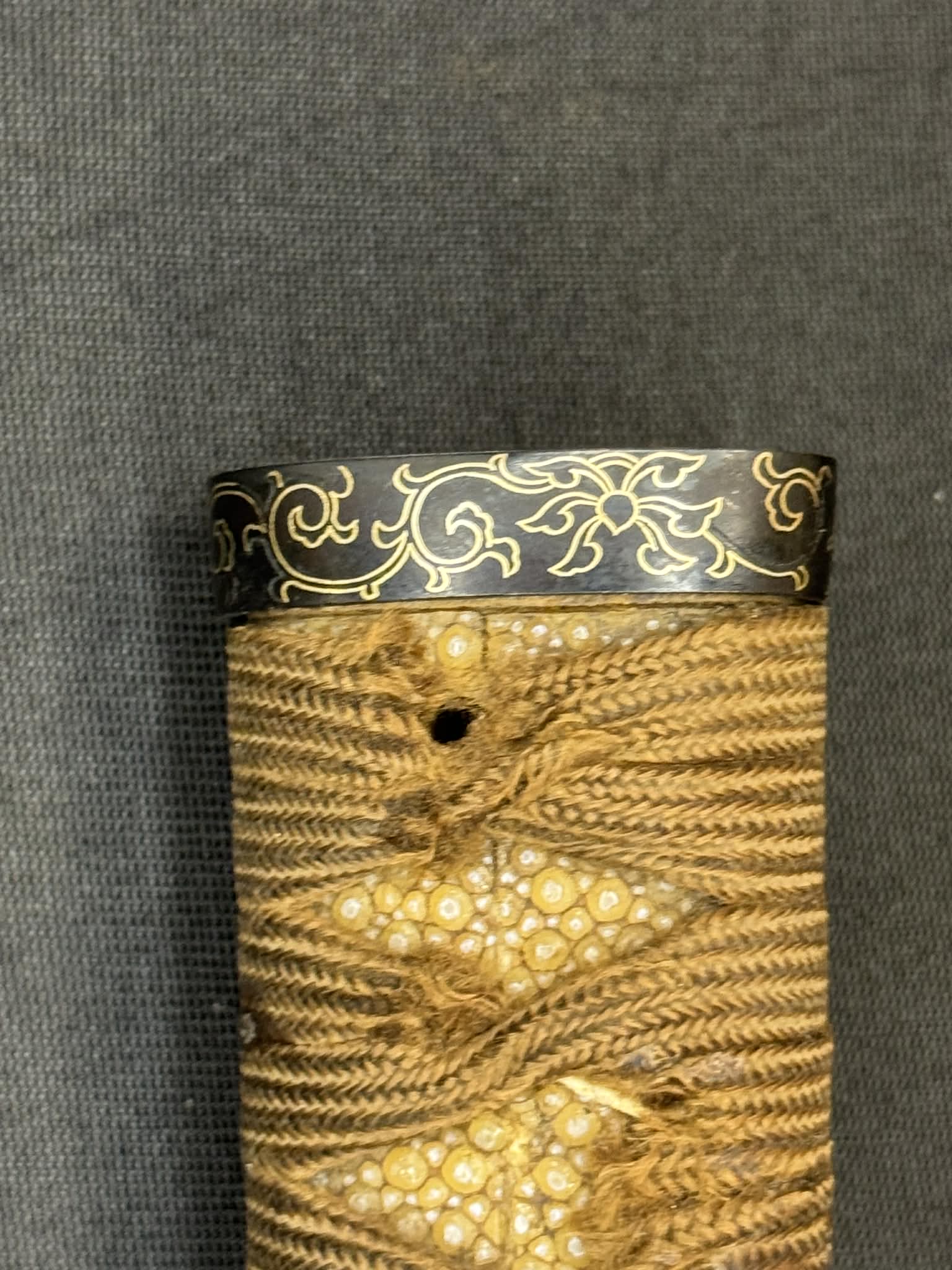 Antique Nihonto - Tanto in Koshirae, signed Mihara Ju Masayuki Saku (unverified)