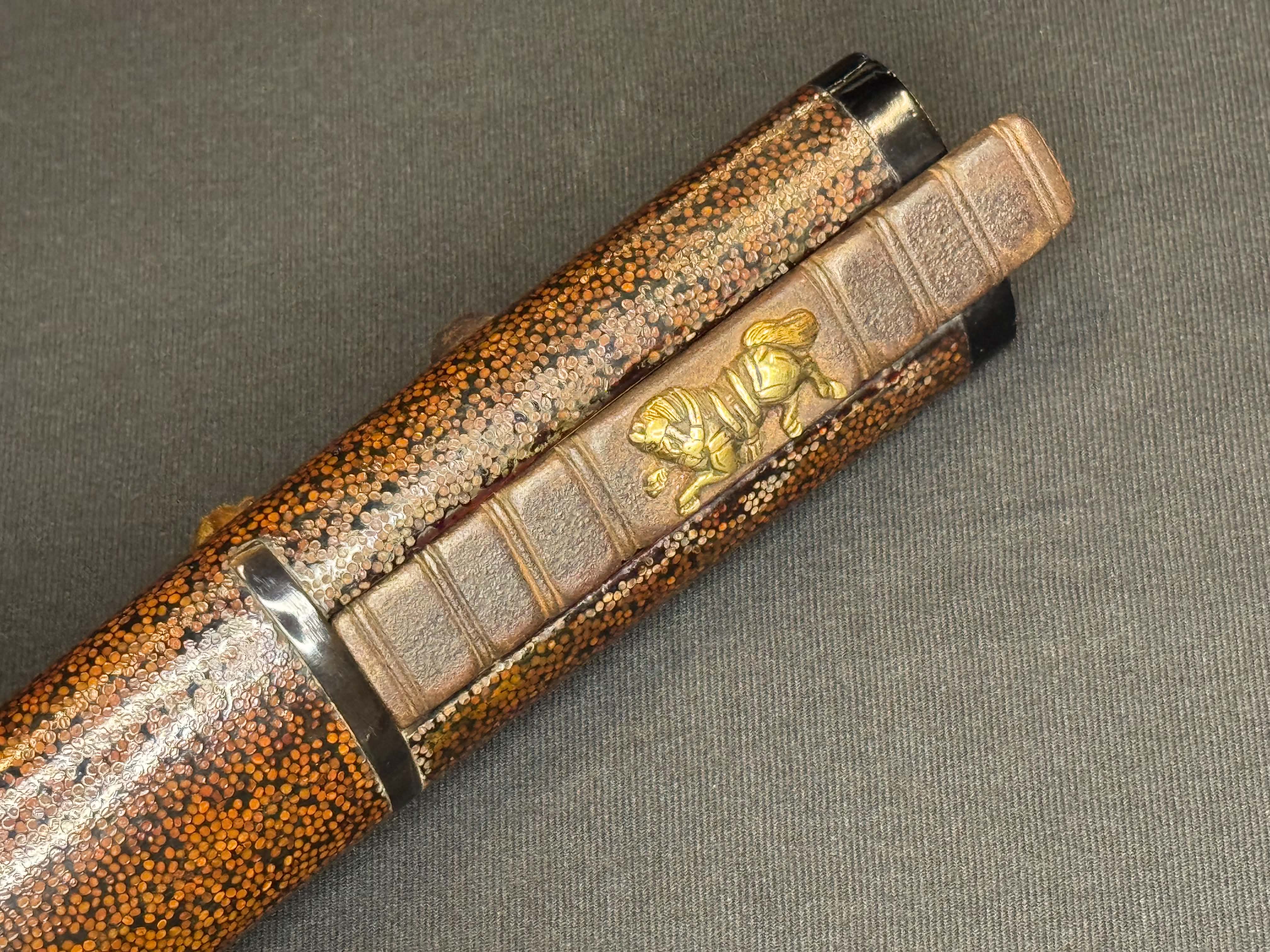 Antique Nihonto - okissaki Nagamaki naoshi in Wakizashi in Koshirae