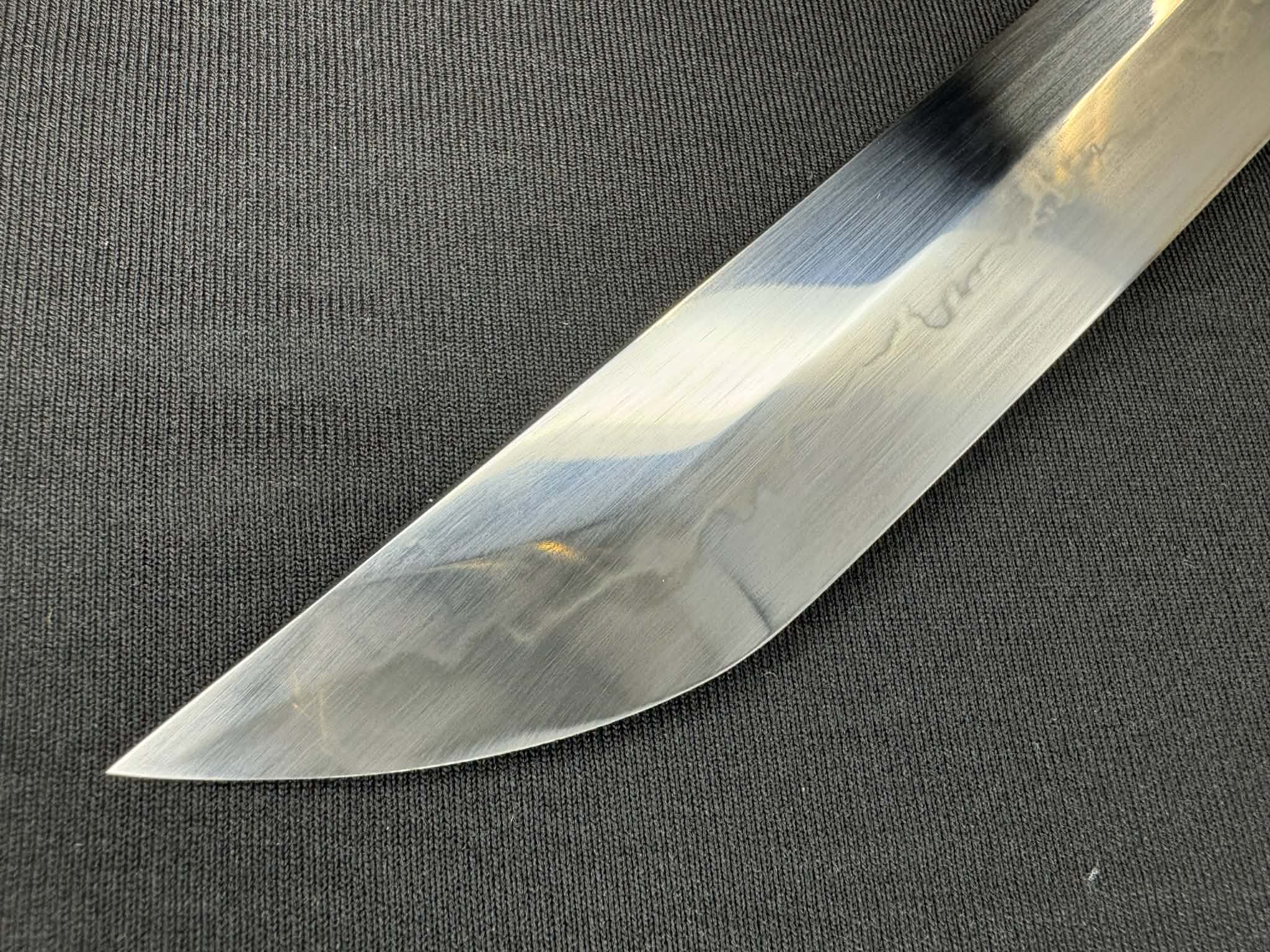 Moritaka Razor Prestige Katana - Moon Lotus - Clay-Tempered T10 Choji hamon, Hazuya Polish