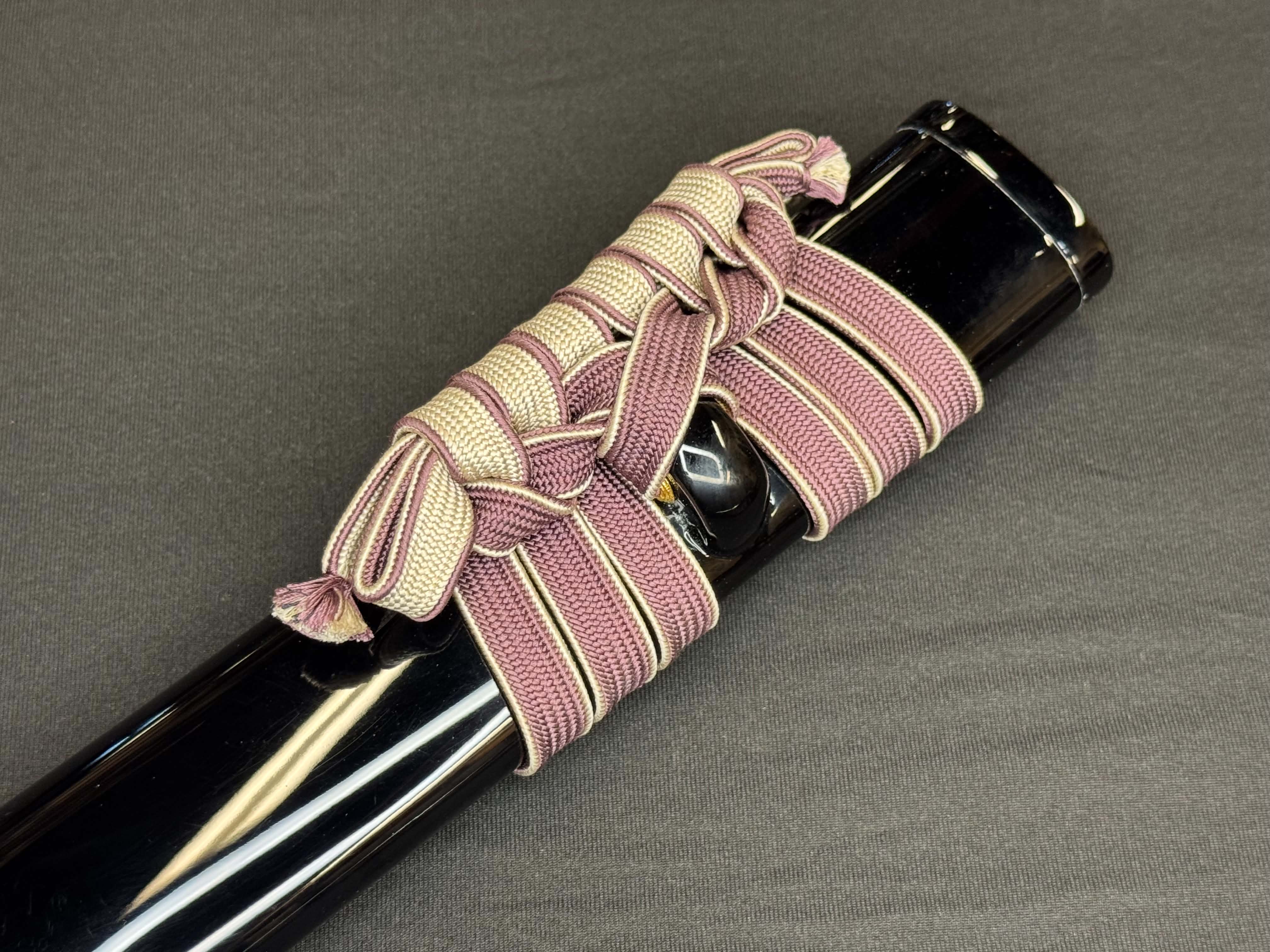 Antique Nihonto - Late Edo GIANT Katana with Koshirae, Signed Koshu Yori Katsuyamajo Minami Hisatsugu Saku Kore, Dated Tenpo 13 February, NBTHK Certified