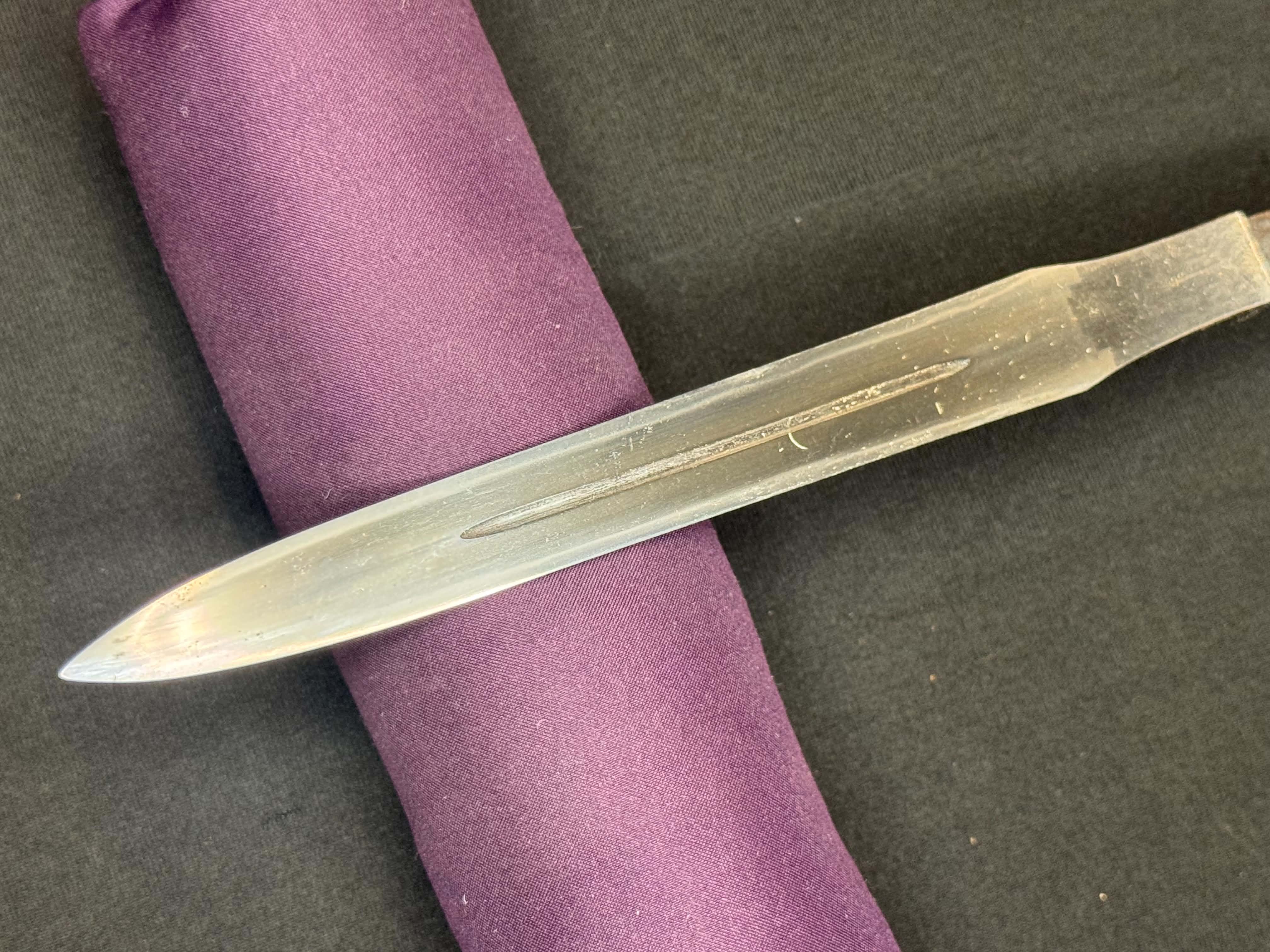 CONSIGNMENT Antique Nihonto - Yari in Shirasaya, signed Sagami no Kami Fujiwara Masatsune, NBTHK certified