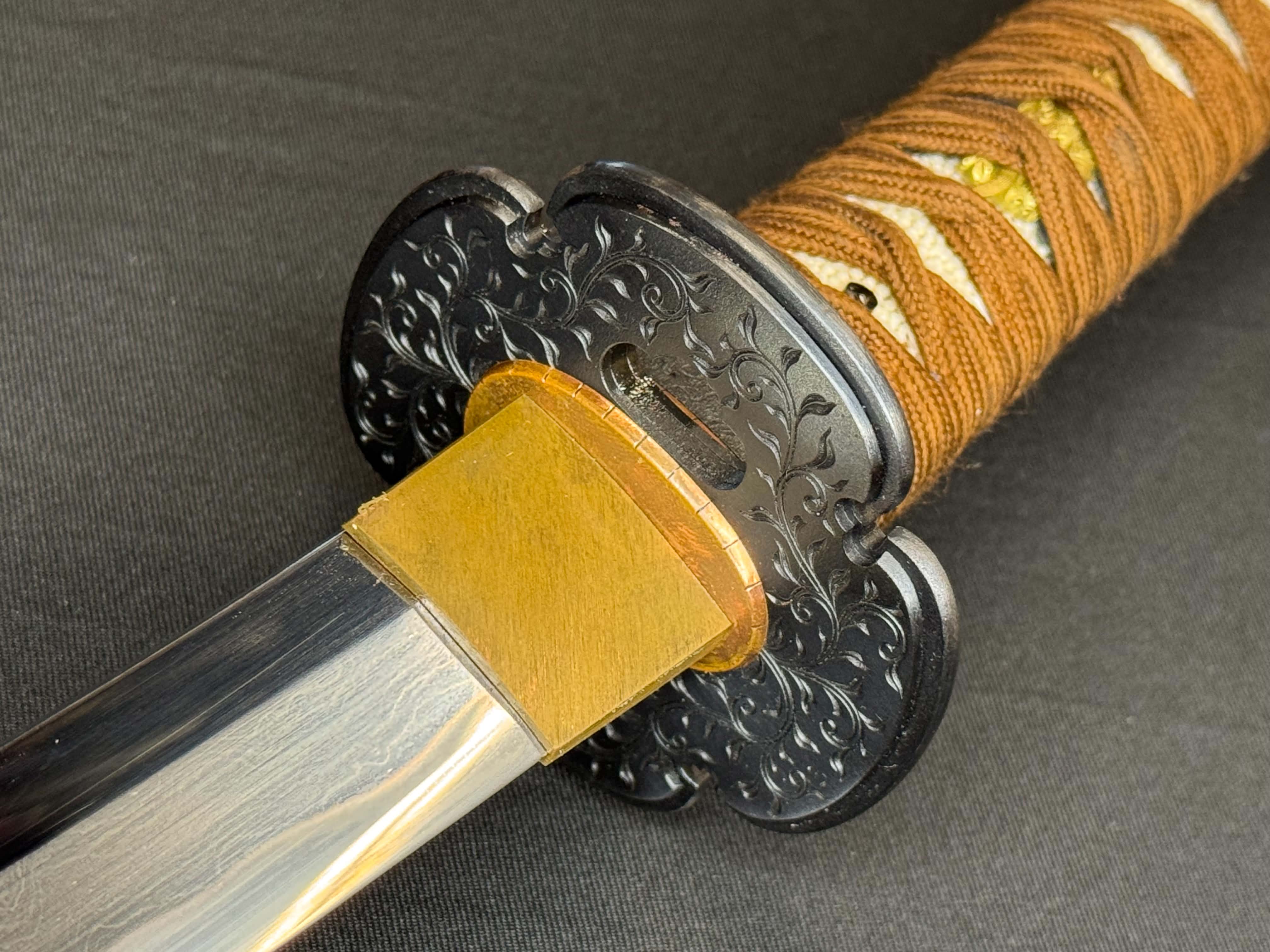 Masterwork Phoenix Armory Katana - Scarlet Vanguard Handachi Folded Steel