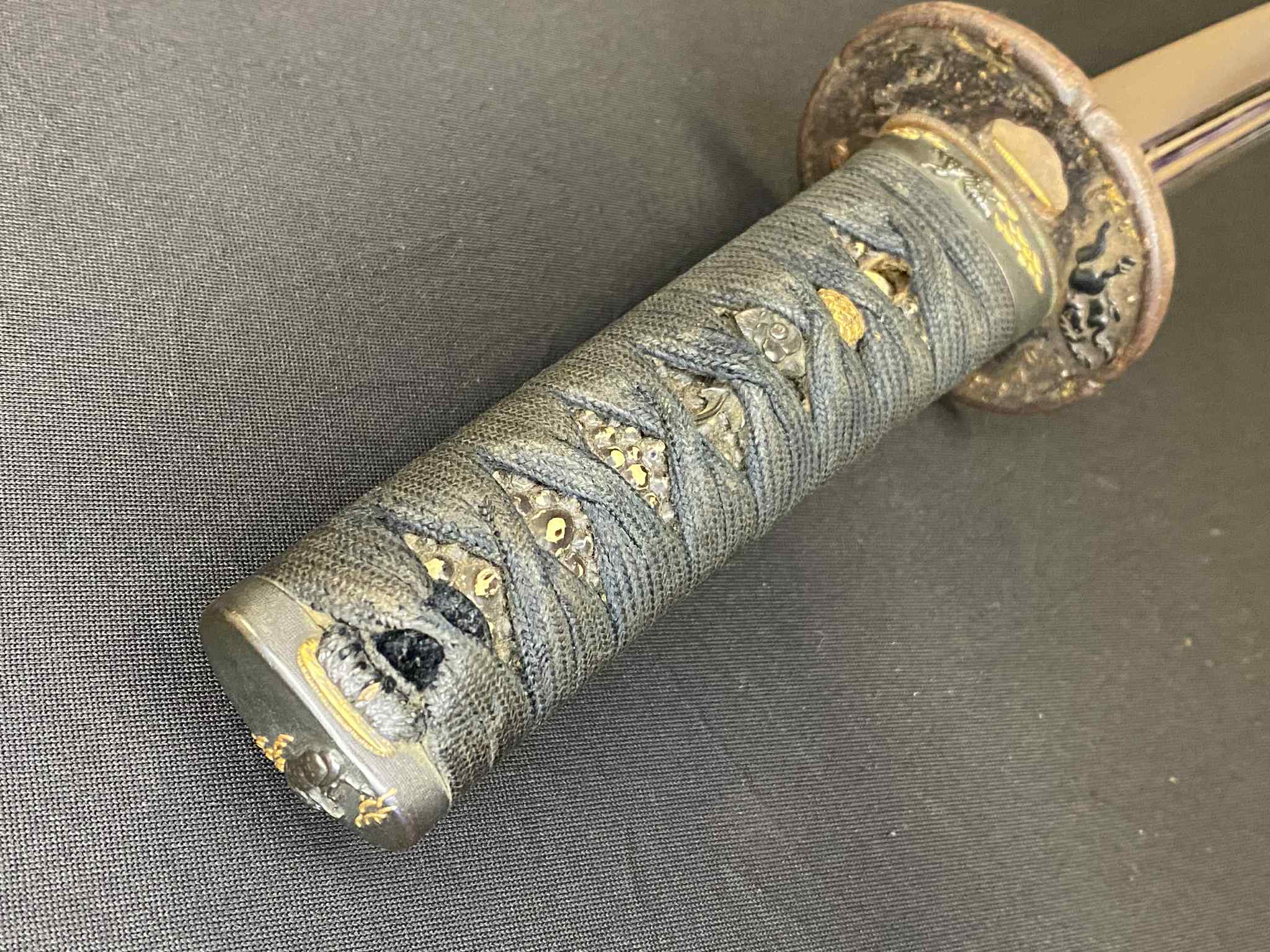 Antique Nihonto - Wakizashi in Horse-themed Koshirae- Late Muromachi Period (4-500 years old)