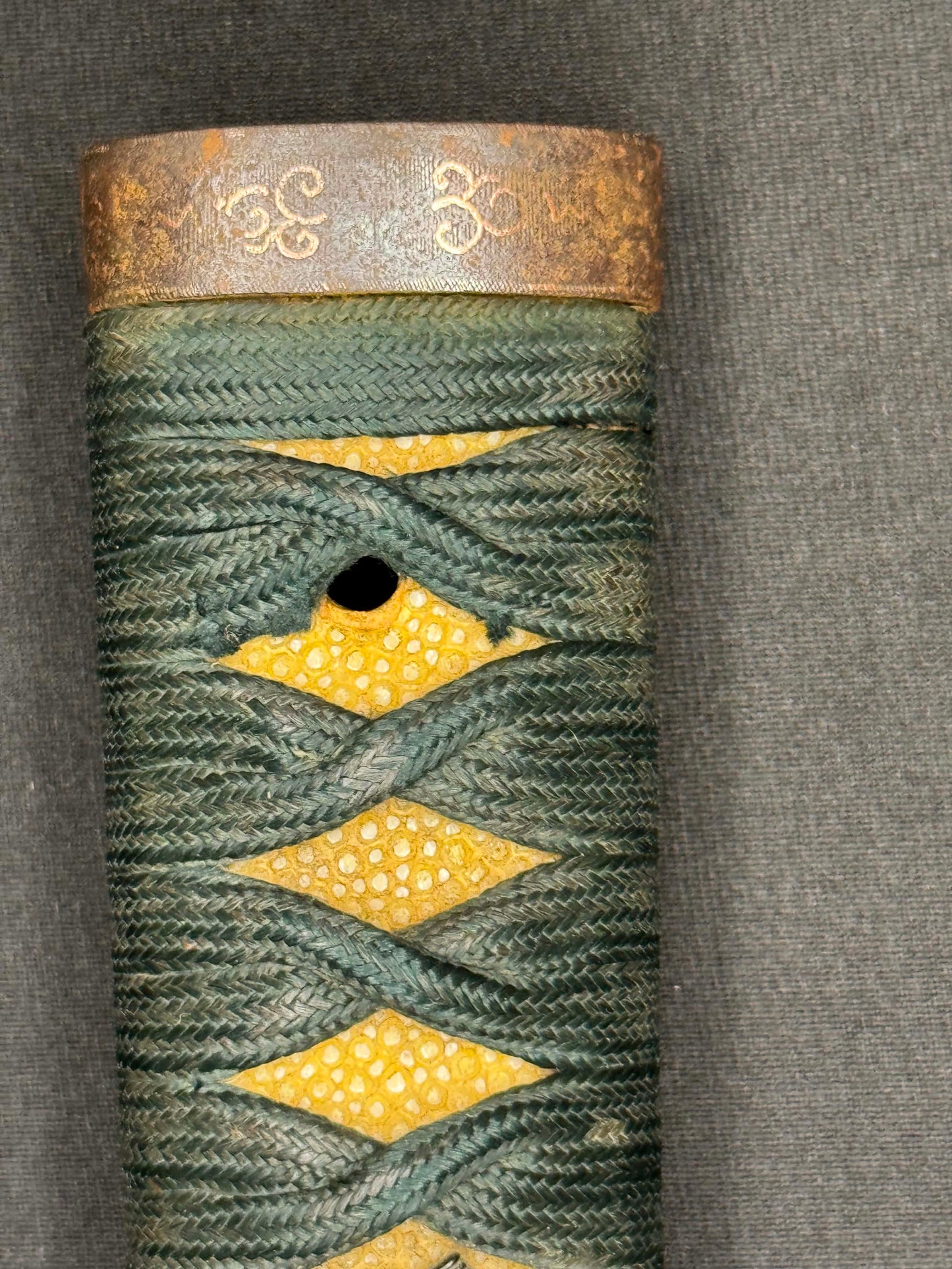 Antique Nihonto - Katana in Hamdachi Koshirae, Signed Chikushu Ju Sa Yasuchika, Dated Genji 1 (1864) NBTHK Certified