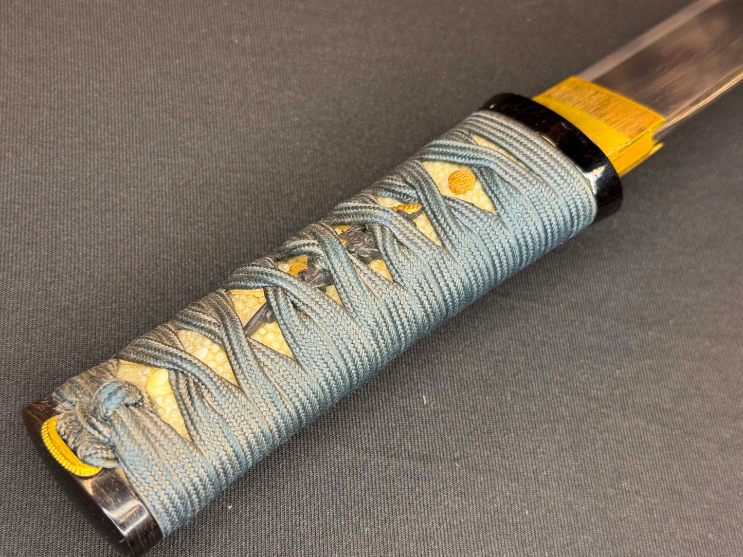 Antique Nihonto - Tanto with Koshirae, signed Jumyo, NBTHK certified