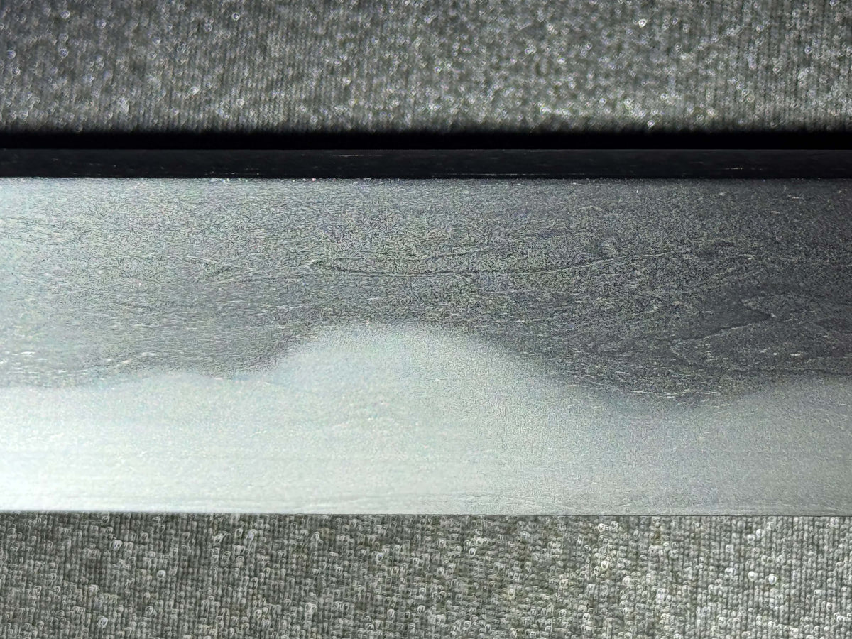 Antique Nihonto - Late Edo (150 years old) Thick Tanto in shirasaya, NBTHK certified to Kaifu