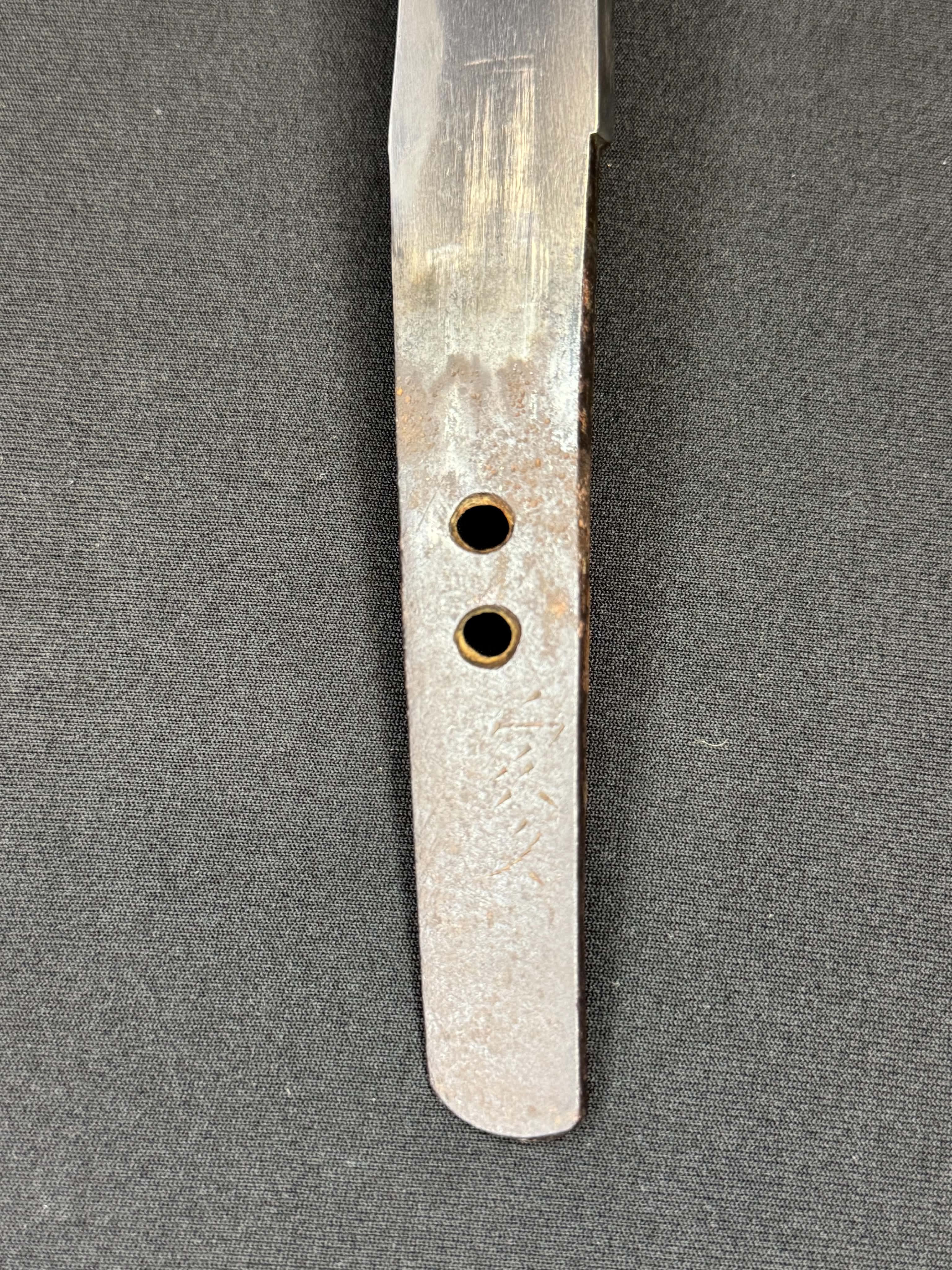 Antique Nihonto - Late Muromachi (4-500 years old) Armor Piercer Tanto in shirasaya,NBTHK attributed to Iehisa (Mino Tradition)