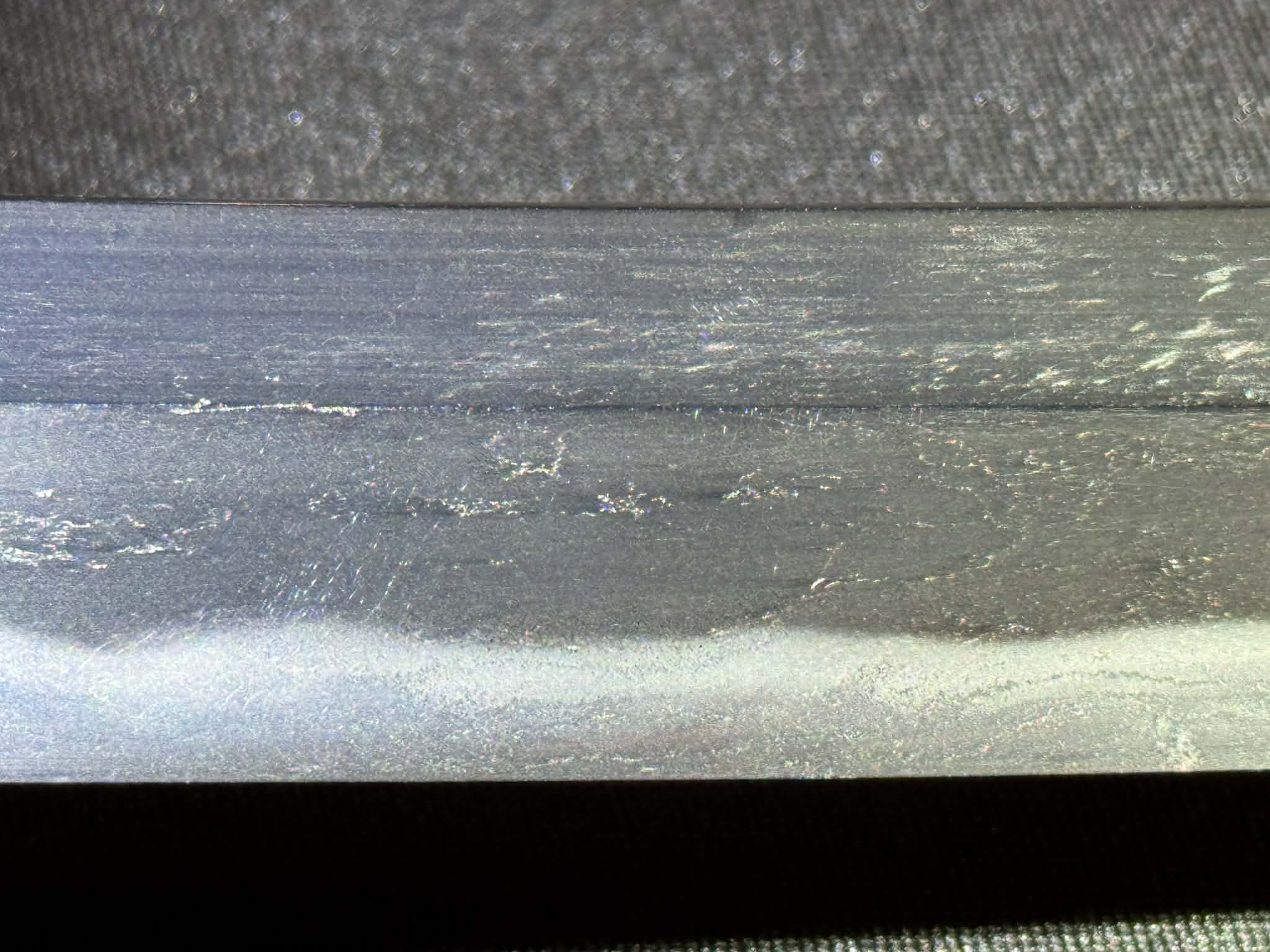 Antique Nihonto - Late Muromachi  (500 years old) Nagamaki Naoshi Wakizashi in Shirasaya, signed Yasunori (NBTHK certified)