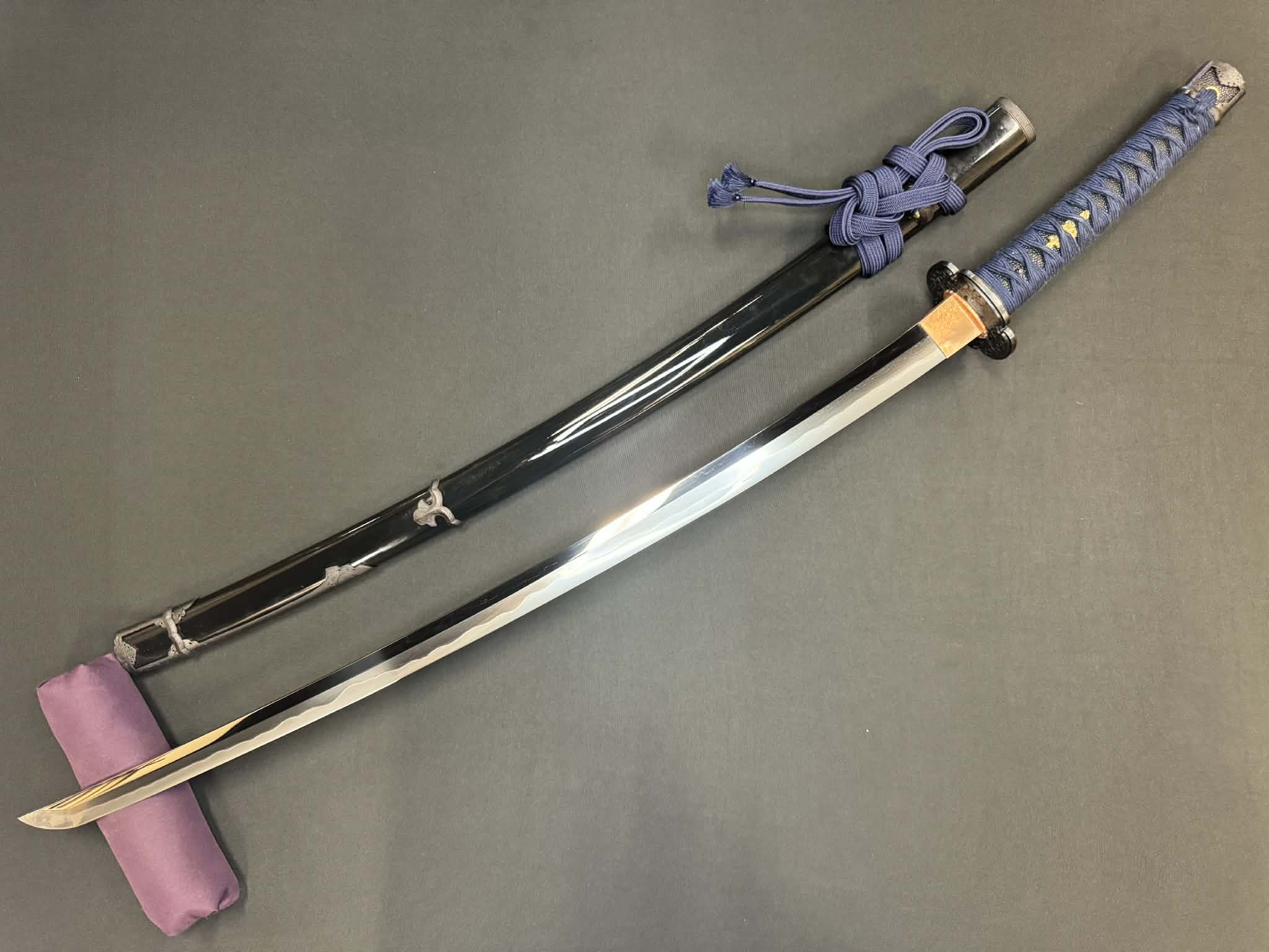 Masterwork Phoenix Armory Katana - Sky Vanguard Handachi Folded Steel