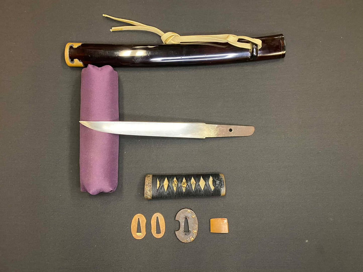 Antique Nihonto -  Yoroi Doshi Tanto in Hamidashi Koshirae