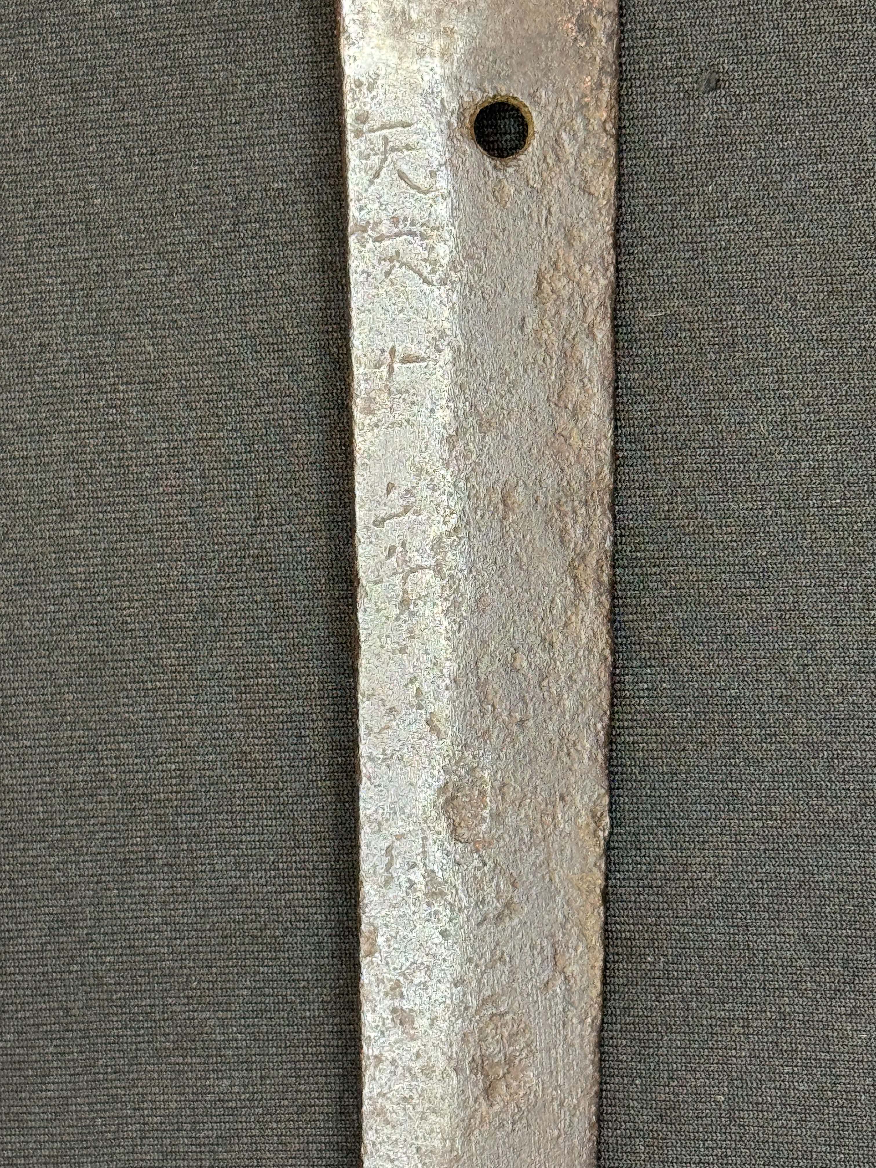 Antique Nihonto - Late Muromachi (500 years old) Katana in Shirasaya, Partial Signature and Dated, NTHK Attributed to Den Bizen Osafune Kiyomitsu