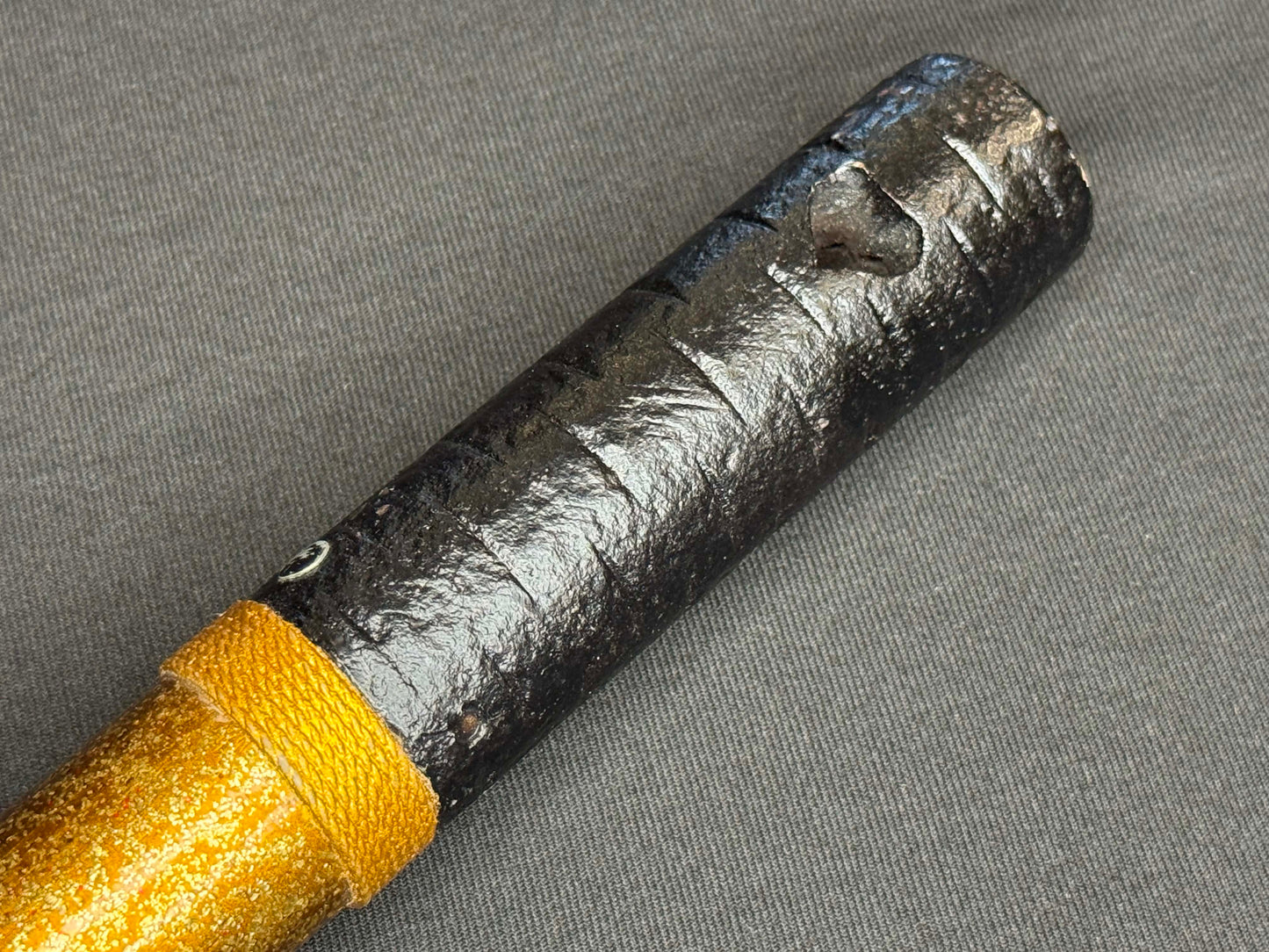 CONSIGNMENT Antique Nihonto - Katakami Yari with lacquered saya