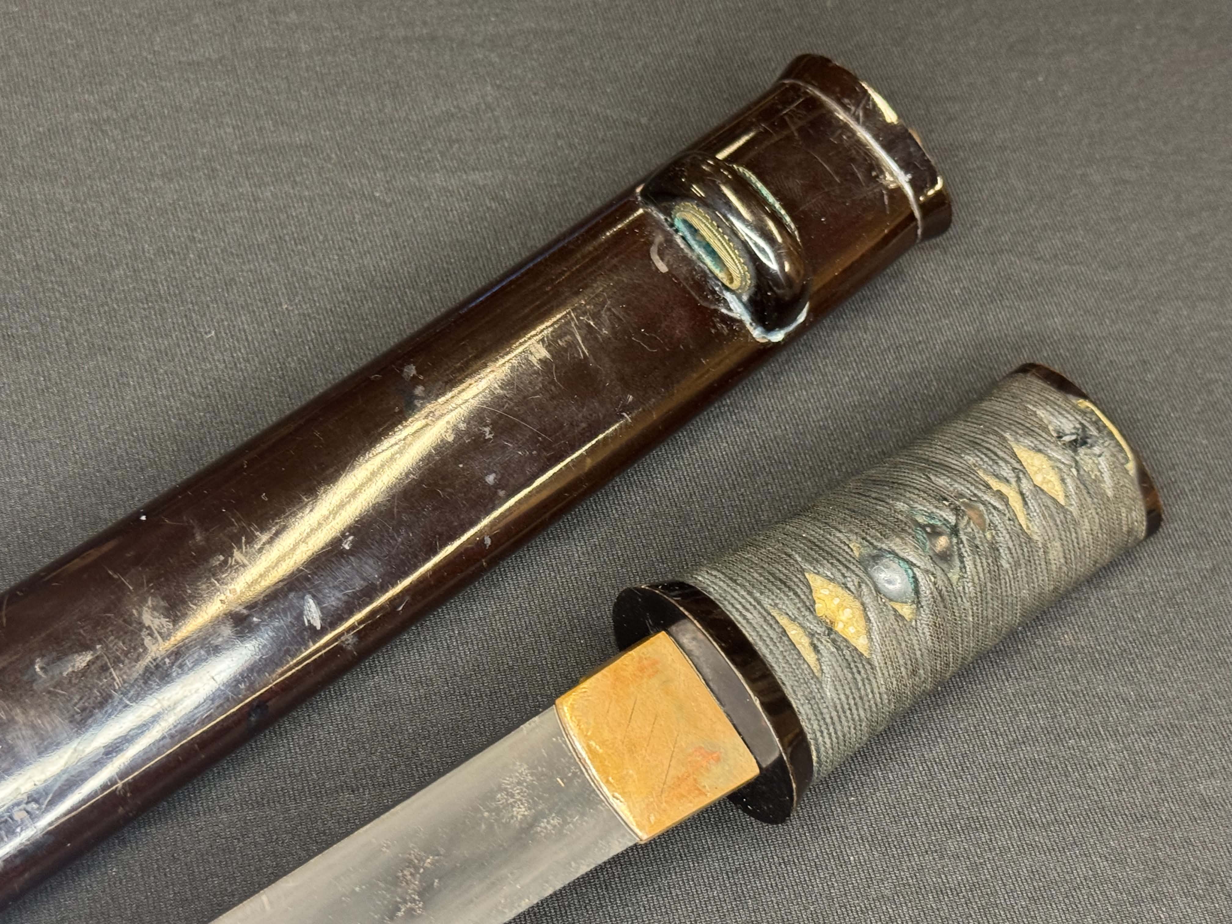 Antique Nihonto - Tanto in koshirae, signed Hiroyoshi, NBTHK certified
