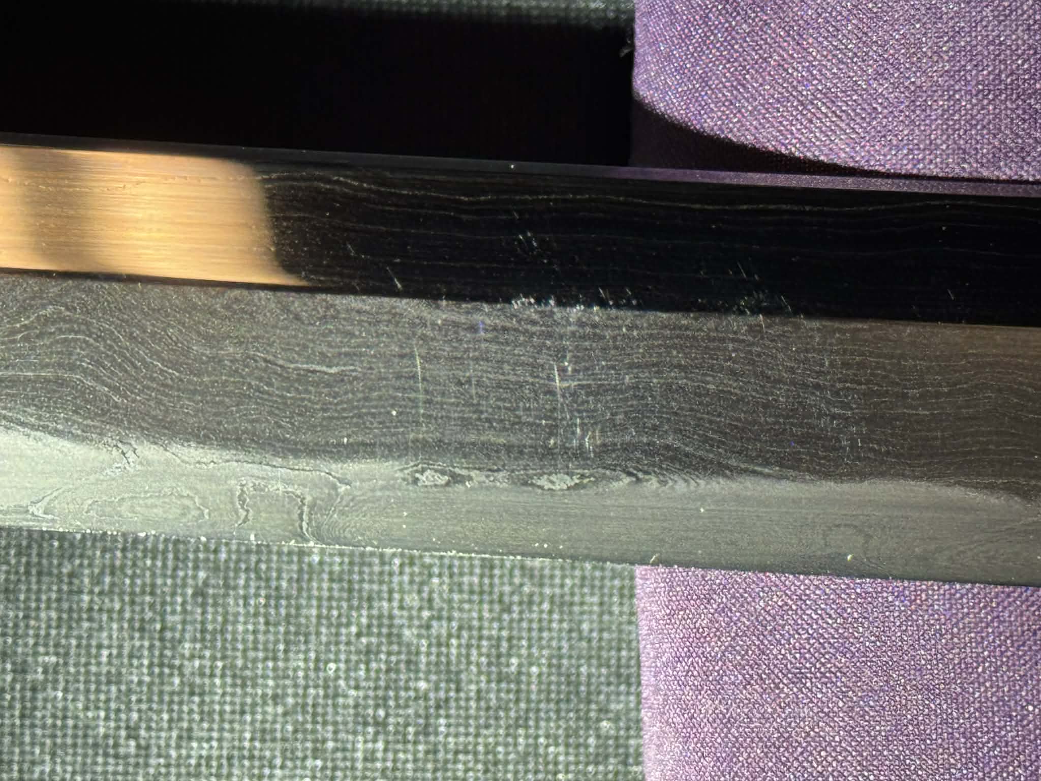 Masterwork Phoenix Armory Katana - Dark Vanguard Handachi Folded Steel