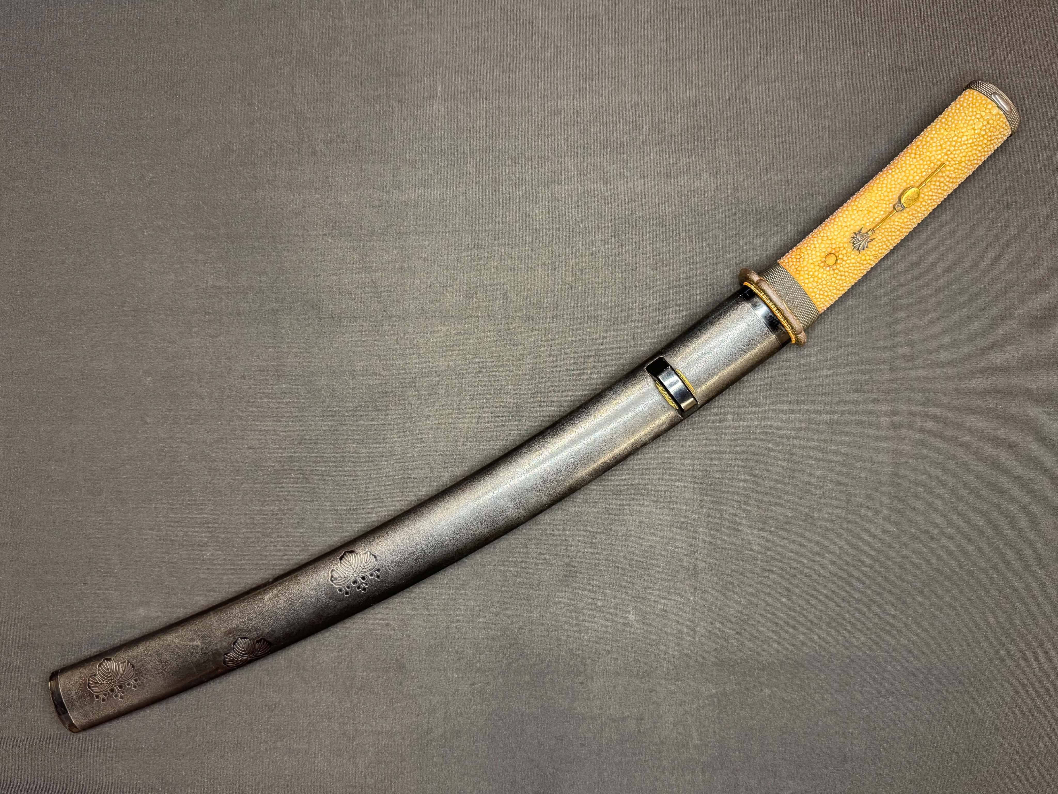 Antique Nihonto - Naginata Naoshi Wakizashi in Koshirae