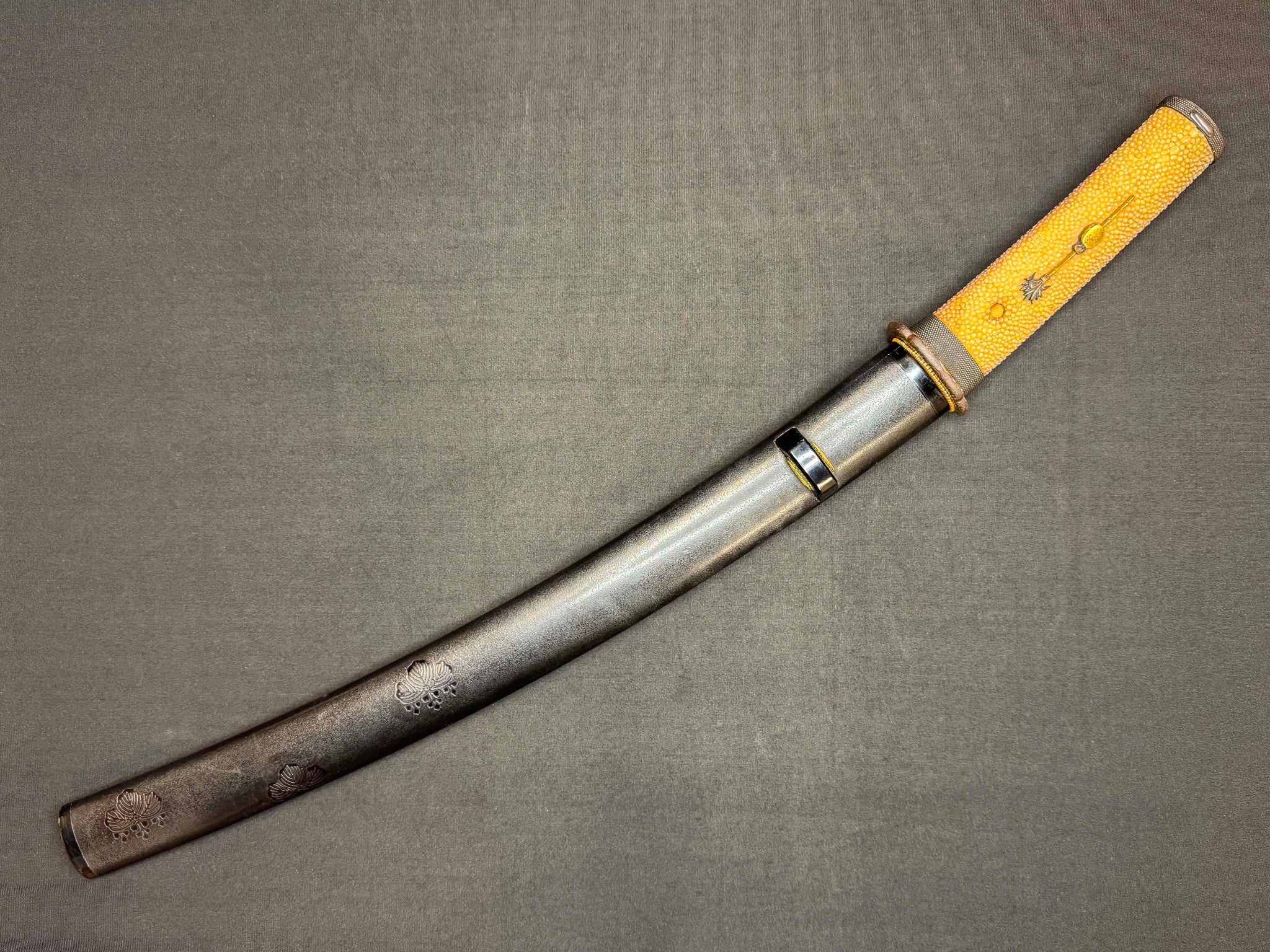 Antique Nihonto - Naginata Naoshi Wakizashi in Koshirae