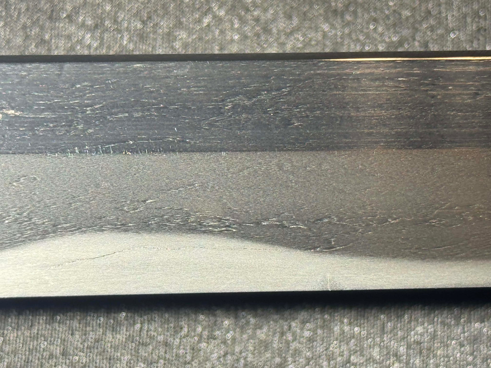 CONSIGNMENT Antique Nihonto - Wakizashi in Shirasaya, signed Settsu Ju Fujiwara Sadatsugu (unverified)
