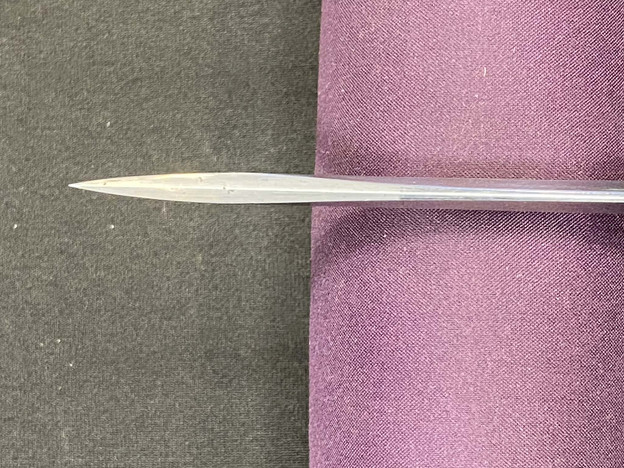 Antique Nihonto -  Kikuchi Yari Tanto in Hamidashi Koshirae - Late Muromachi Period