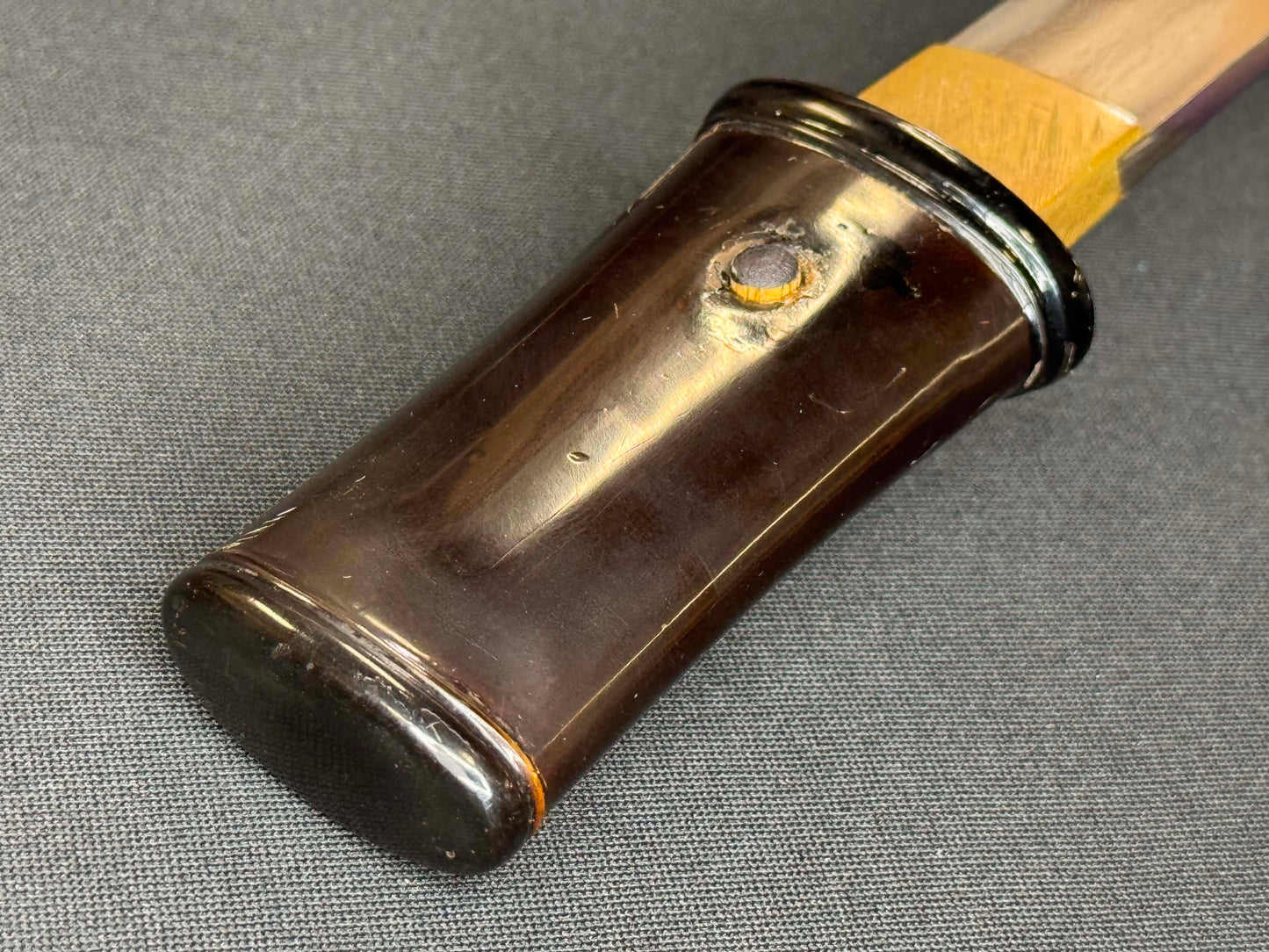 Antique Nihonto - Tanto with prominent jihada in Kaiken Koshirae