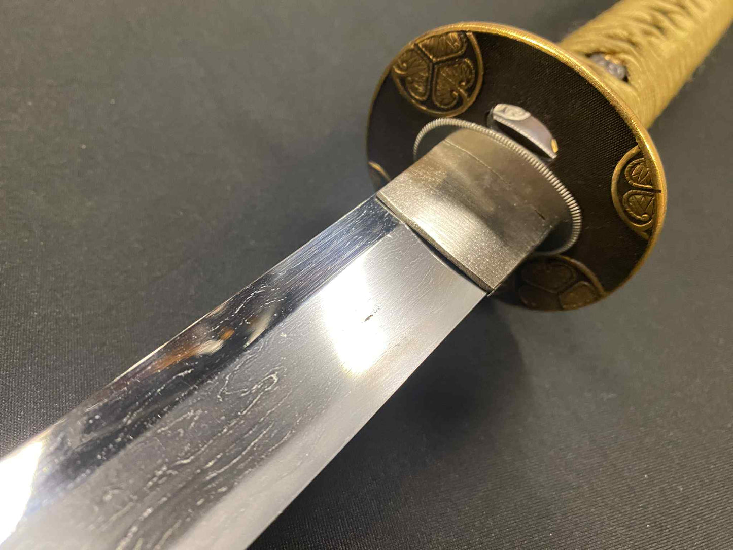 Custom Mounted Katana - Hand forged Tamahagane/Orishigane
