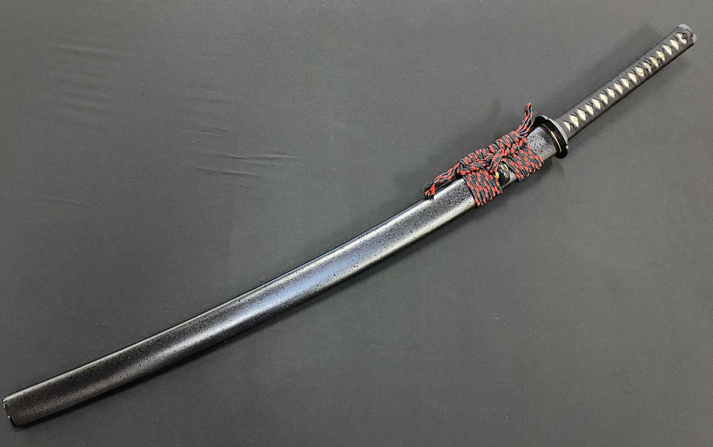 Legacy Steel Shobu Katana - Rustic Bamboo - 1095 clay temper, pearskin polish