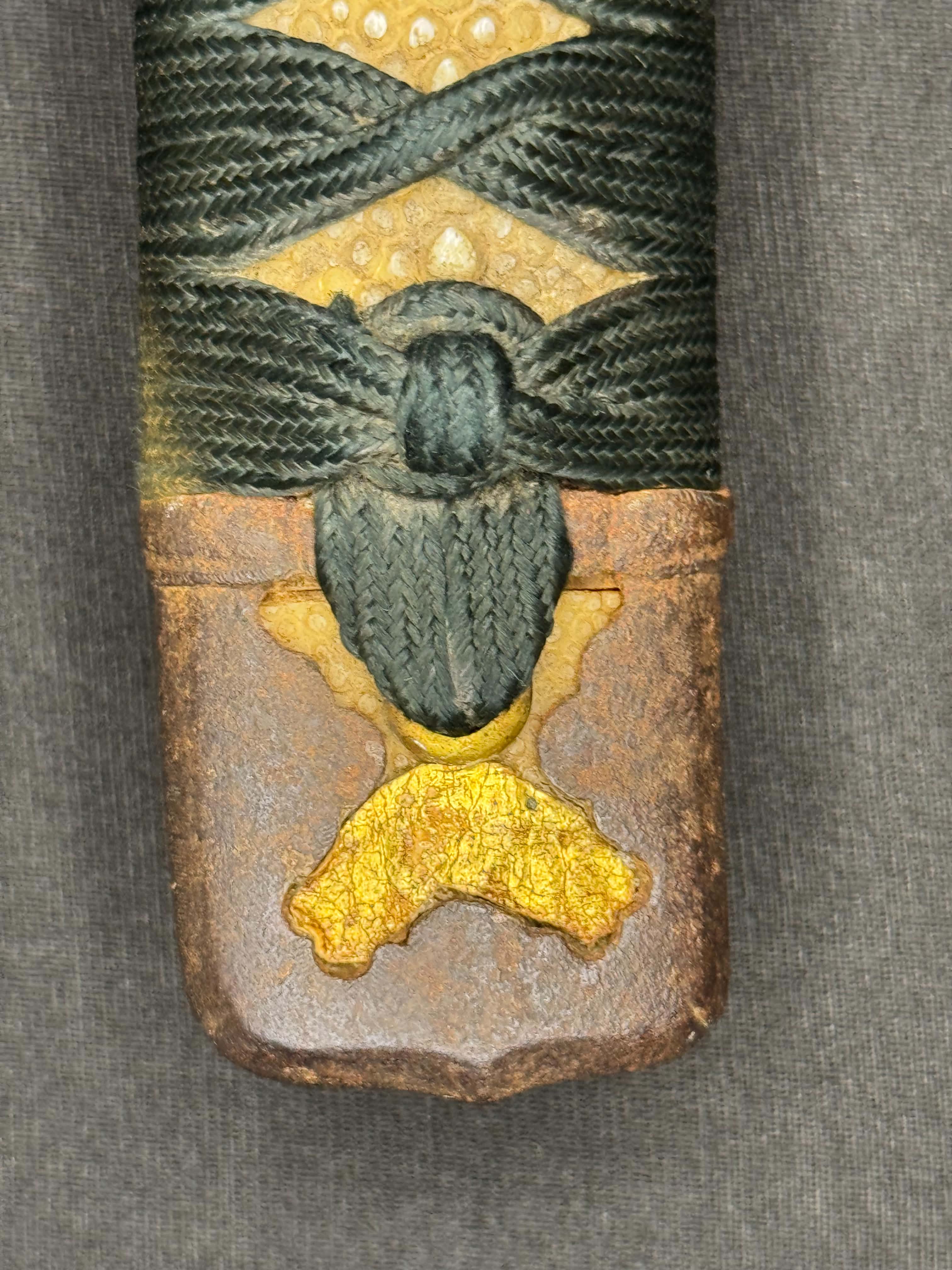 Antique Nihonto - Katana in Handachi Koshirae, Signed Chikushu Ju Sa Yasuchika, Dated Genji 1 (1864) NBTHK Certified