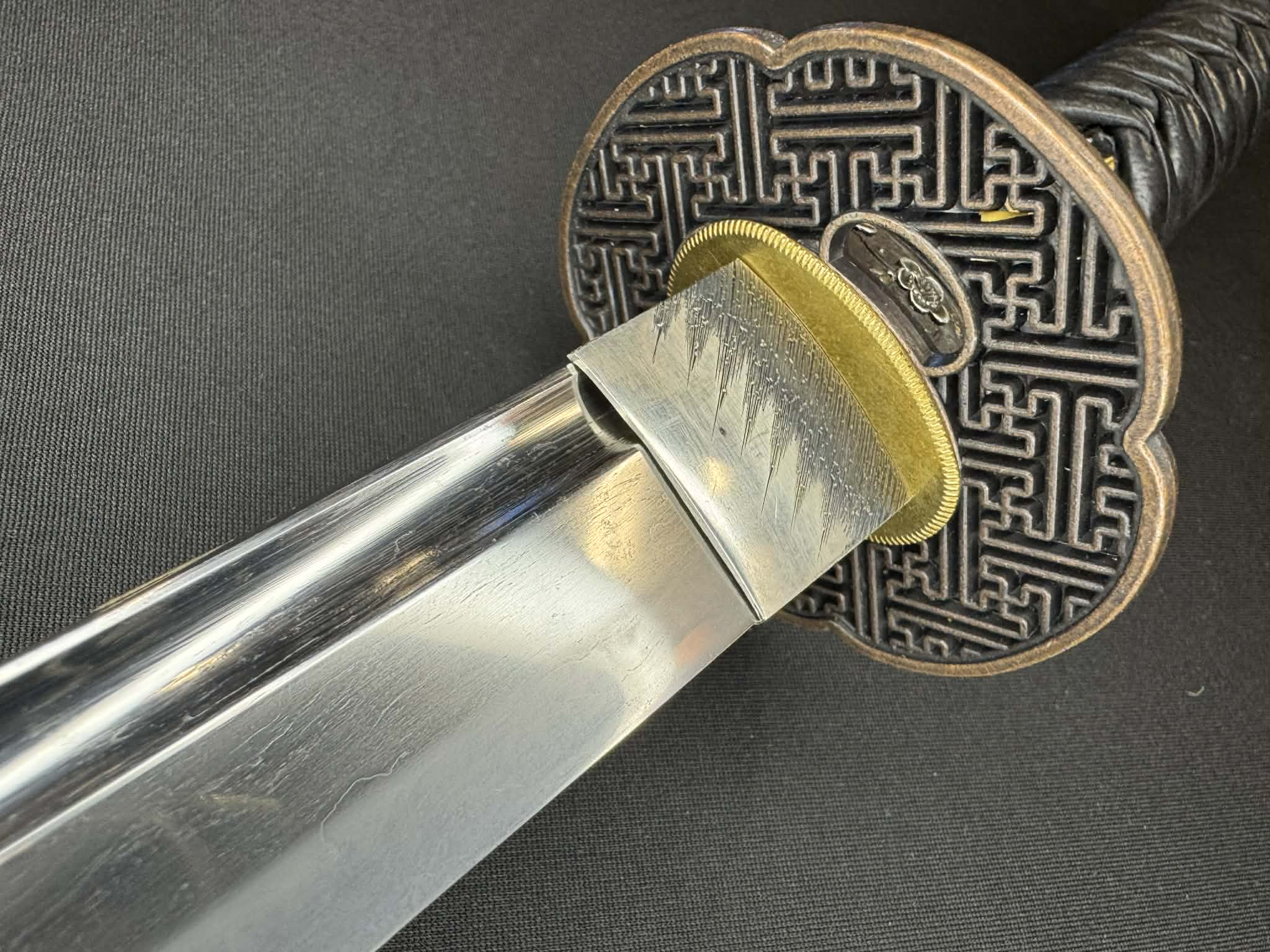 Antique Nihonto - Late Muromachi (500 years old) Katana in Iaido-Ready Koshirae, NBTHK Attributed to Taira Takada