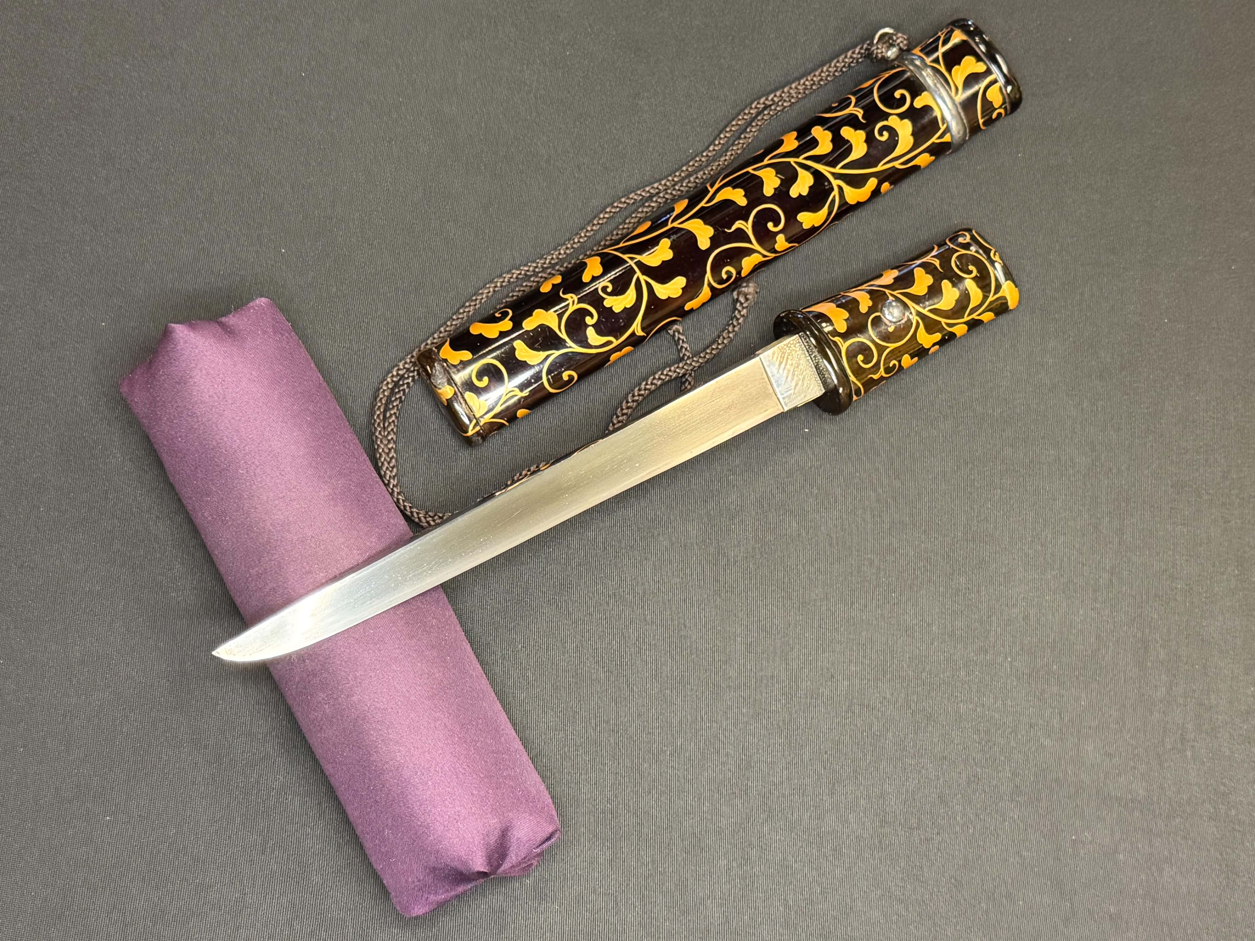 Antique Nihonto - thiccc Yoroi Doshi Armor Piercer Tanto with Koshirae