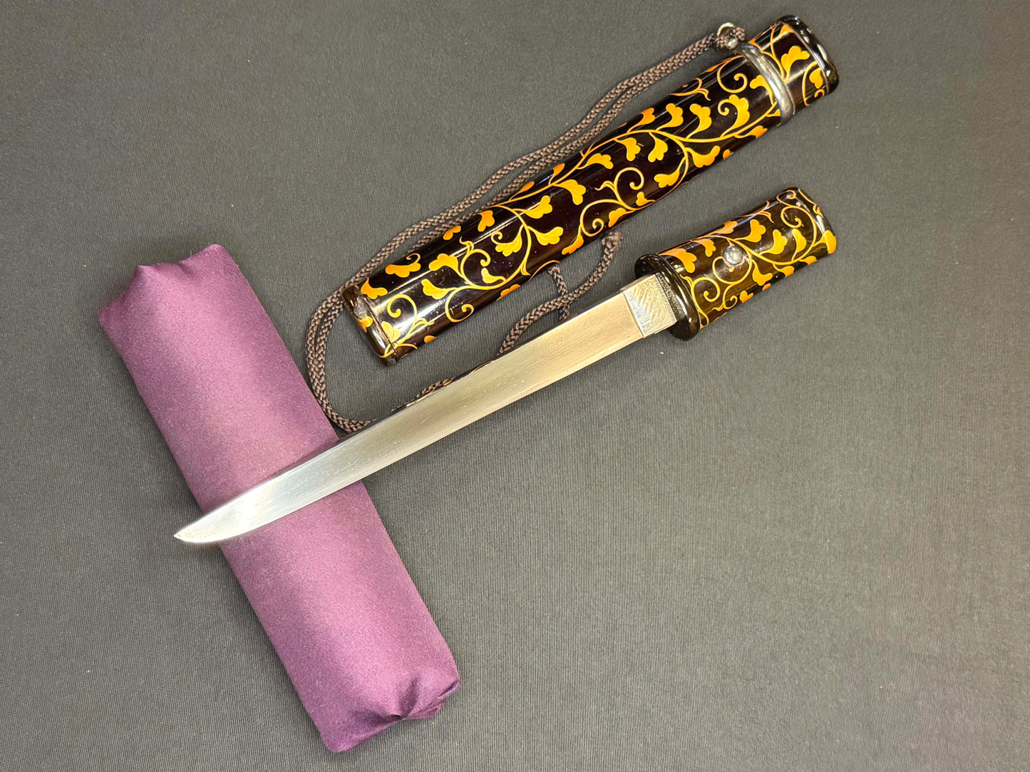 Antique Nihonto - thiccc Yoroi Doshi Armor Piercer Tanto with Koshirae