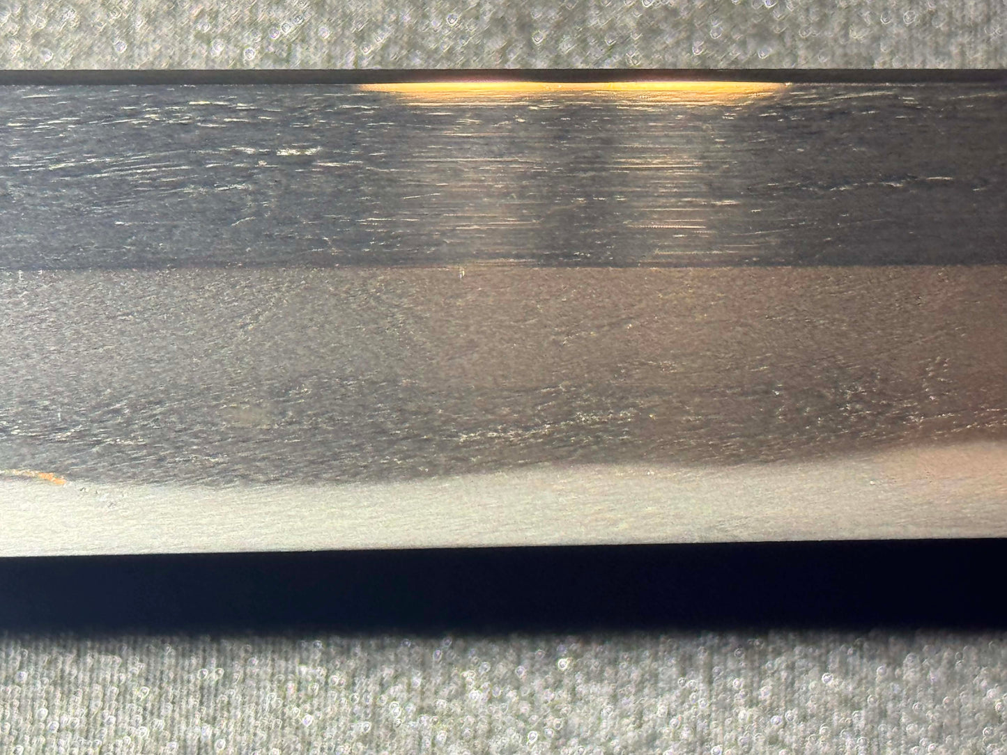 CONSIGNMENT Antique Nihonto - Wakizashi in Shirasaya, signed Settsu Ju Fujiwara Sadatsugu (unverified)