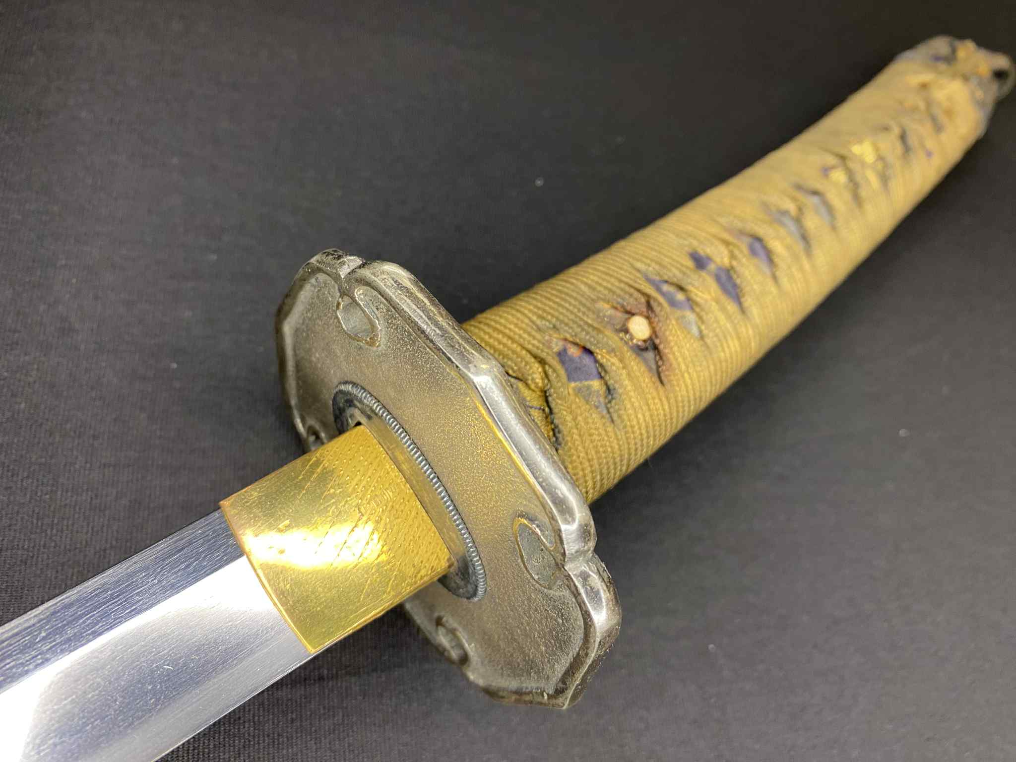 Antique Nihonto - Katana with Tachi Koshirae - Muramachi (5-600 years old) - NBTHK Attributed to Uda