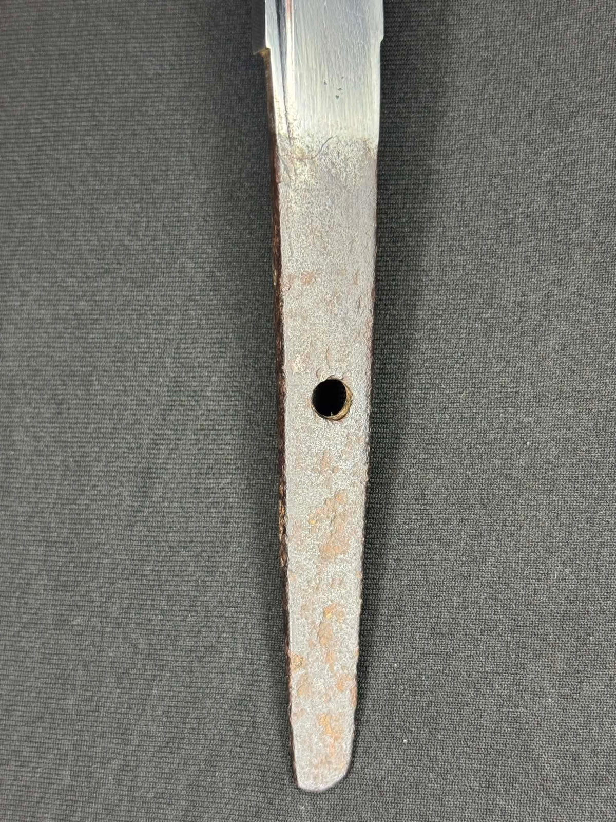 Antique Nihonto - THICK Armor Piercer Tanto in Shirasaya, illegible signature