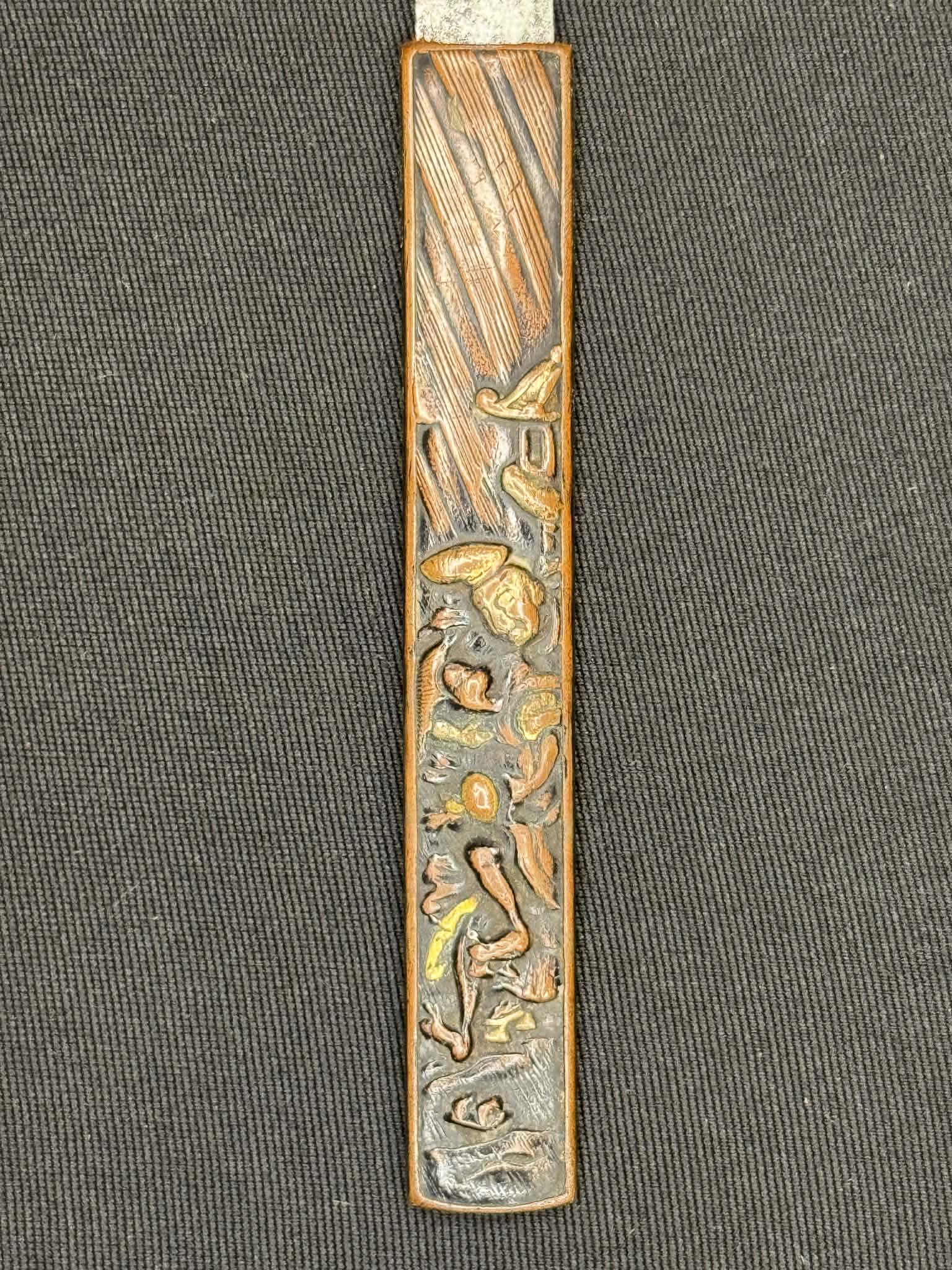 Antique Nihonto - Wakizashi in Koshirae with Dragon Nanban Tsuba