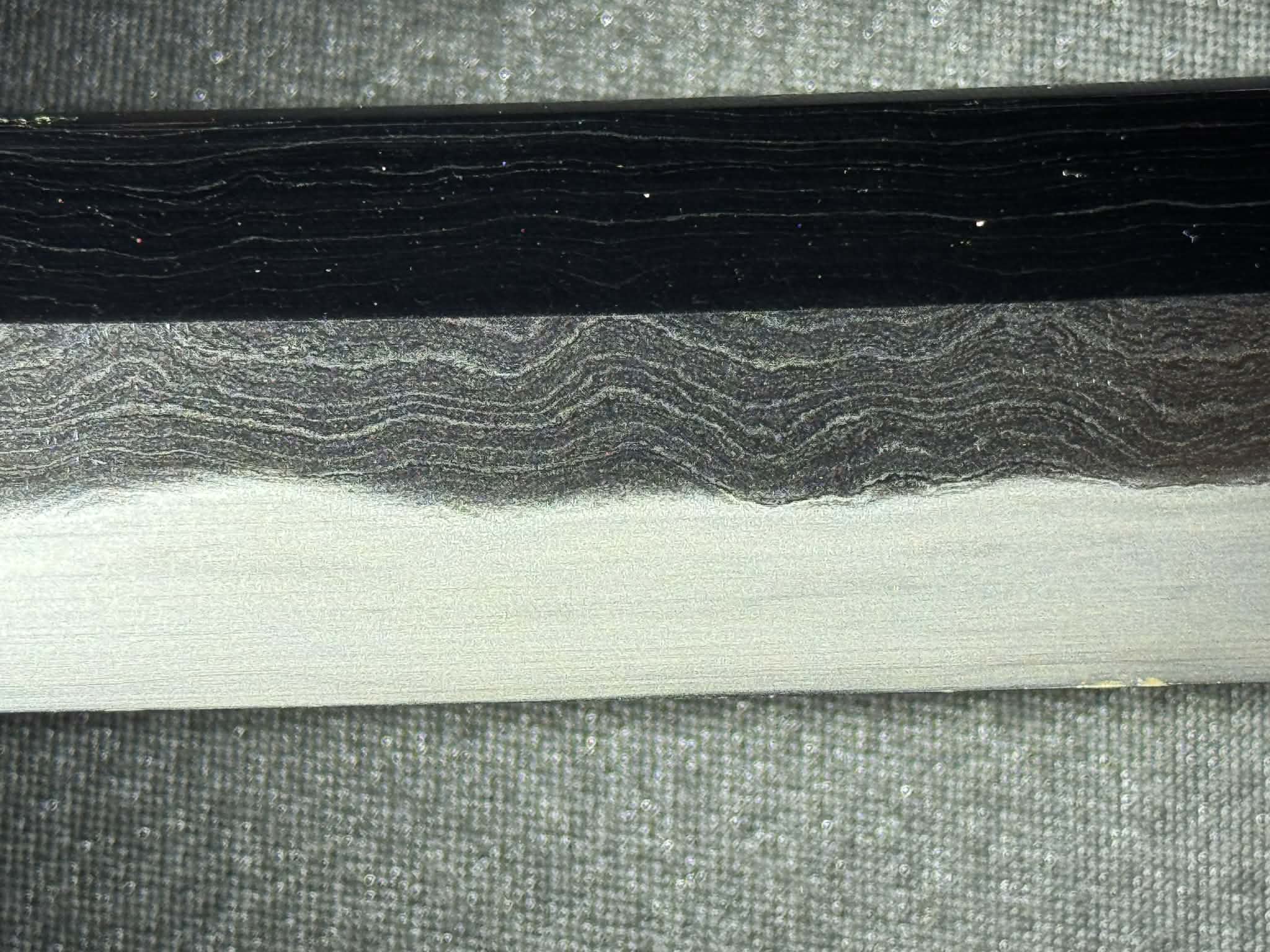 Masterwork Phoenix Armory Katana - Dark Vanguard Handachi Folded Steel