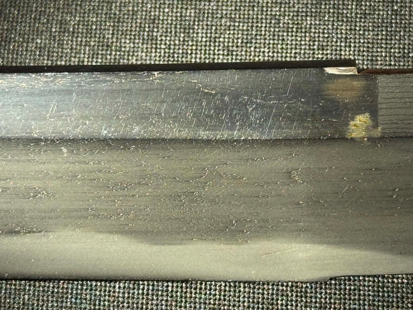 Antique Nihonto - POSSIBLE BATTLE DAMAGE Katana with Tachi Koshirae, signed Tsuguie (not verified)