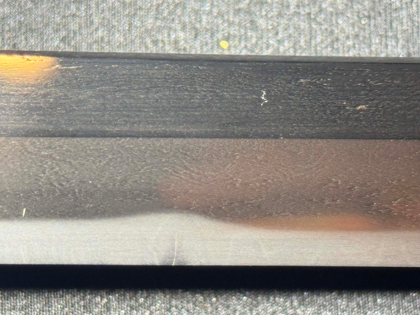 CONSIGNMENT Antique Nihonto - Wakizashi in Shirasaya, signed Settsu Ju Fujiwara Sadatsugu (unverified)