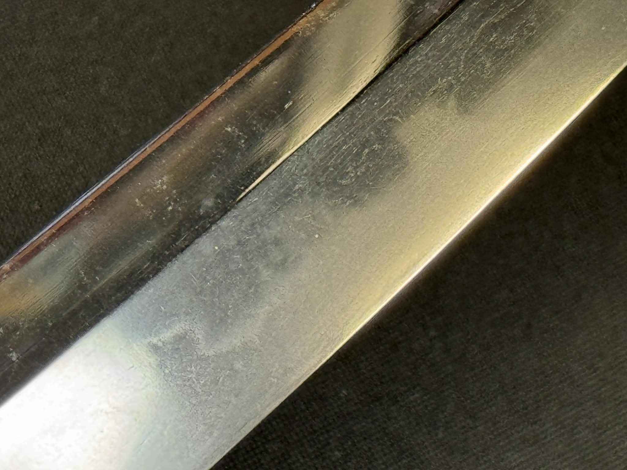 Antique Nihonto - Naginata Naoshi Wakizashi in Shirasaya - NBTHK Attributed to Osafune Sukesada