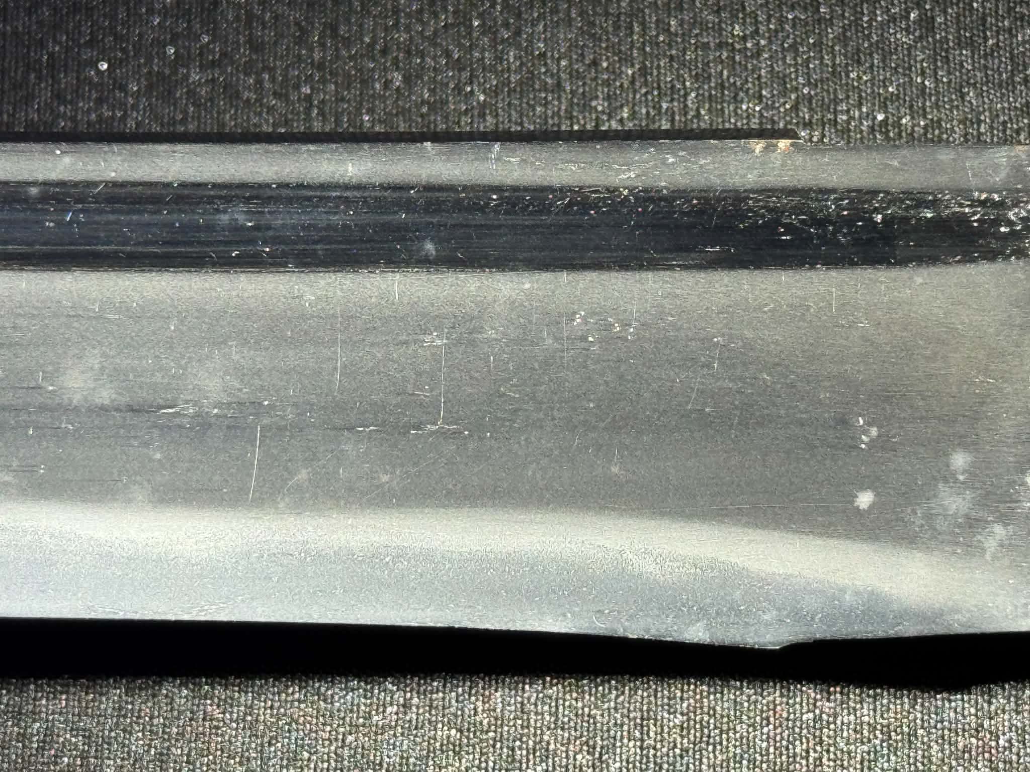 Antique Nihonto - Muromachi (4-600 years old) Wakizashi in Shirasaya, signed Soshuju Hiromasa
