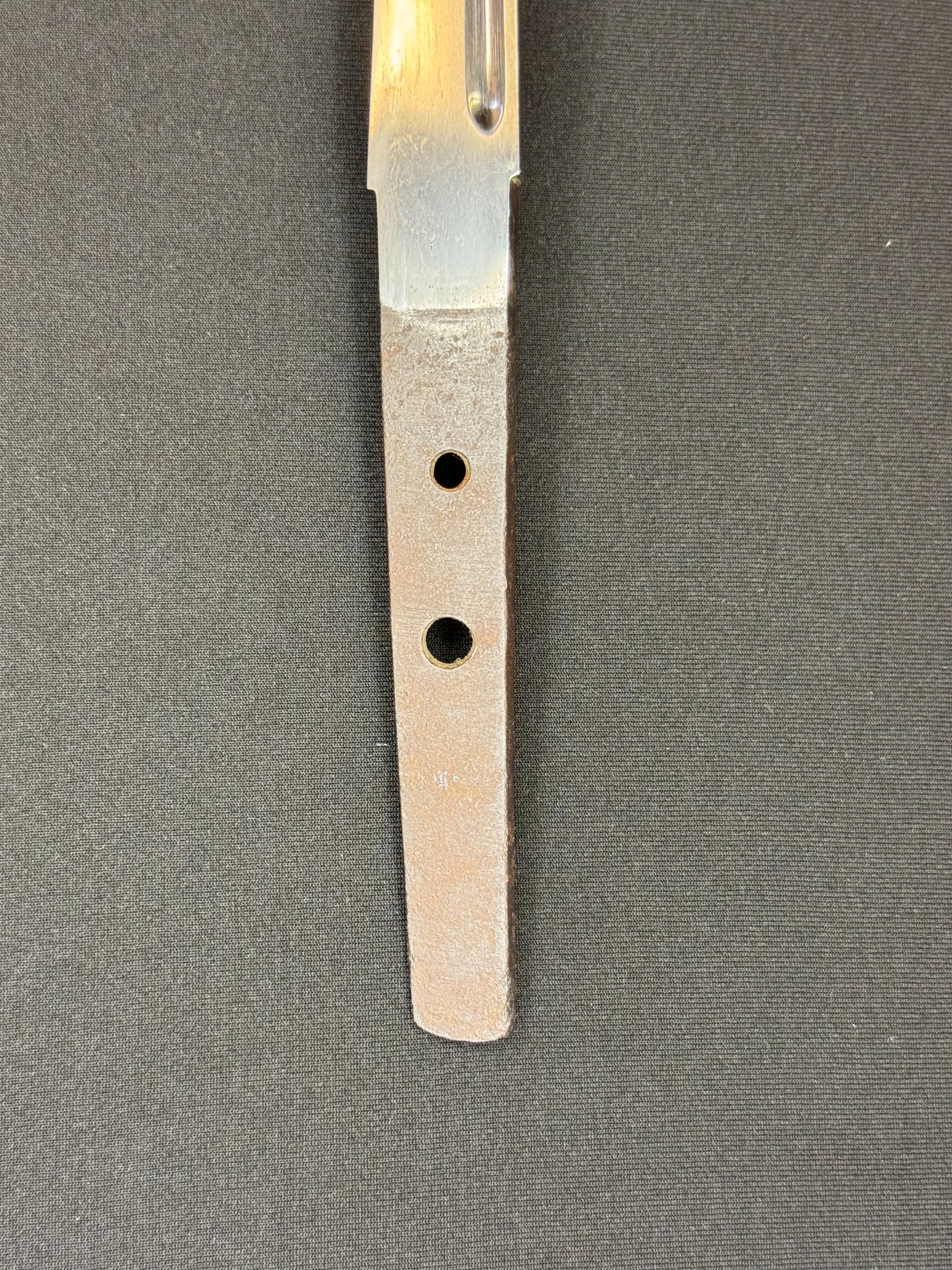 Antique Nihonto - thick kikuchi yari in Shirasaya, NBTHK certified