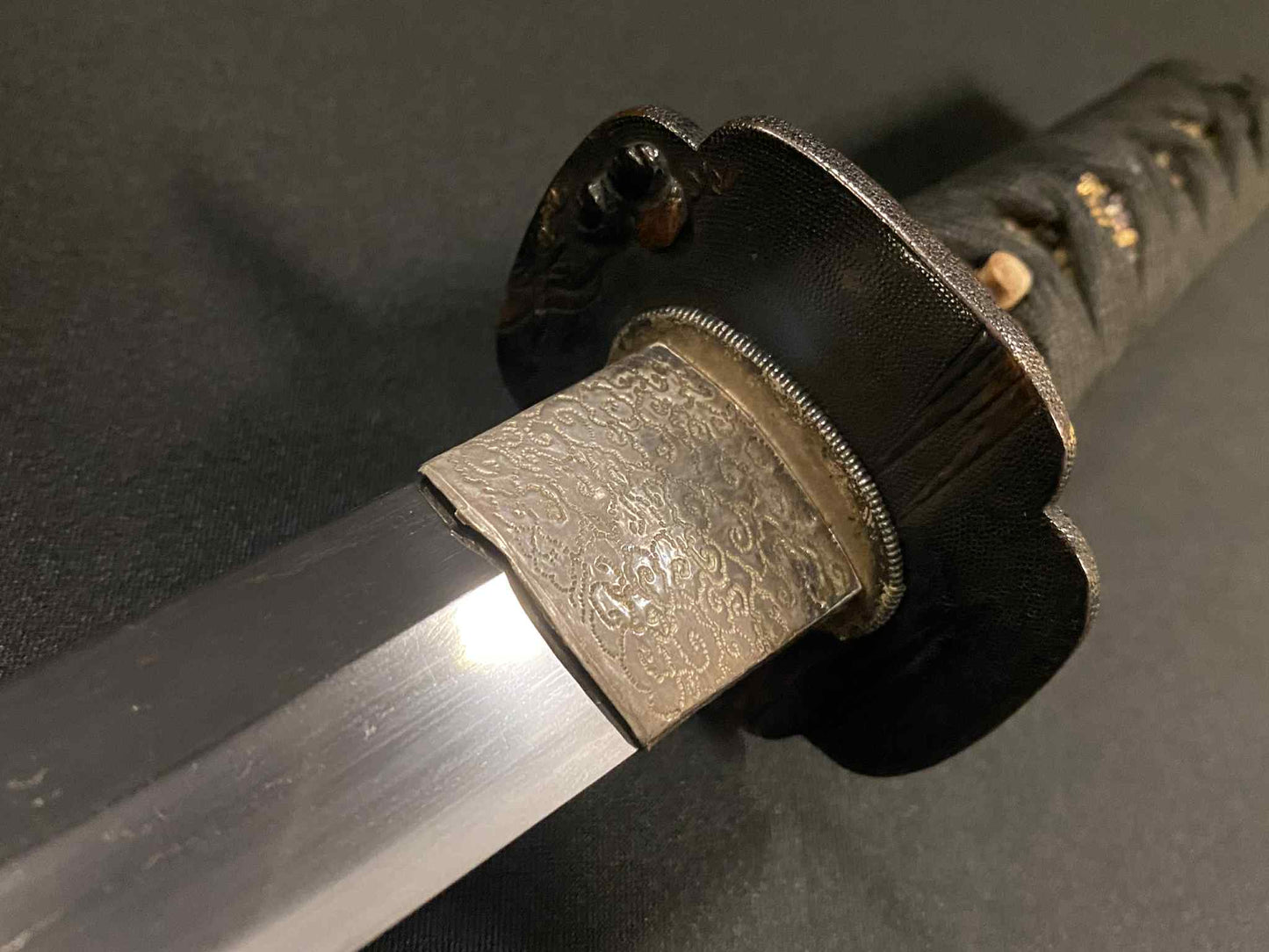 Antique Nihonto - Nagamaki Naoshi Wakizashi in koshirae