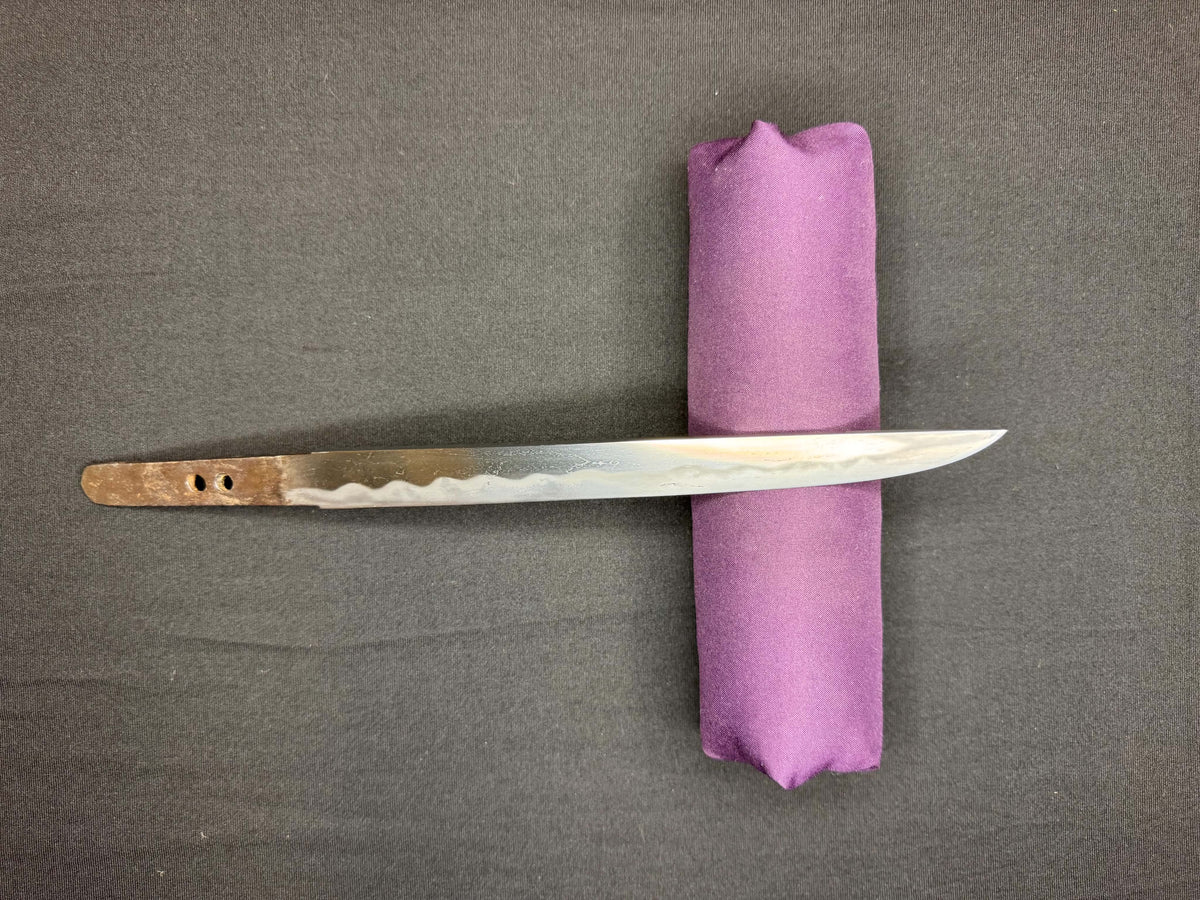 Antique Nihonto - Tanto in Shirasaya, signed Bishu Osafune Sukesada, NBTHK certified