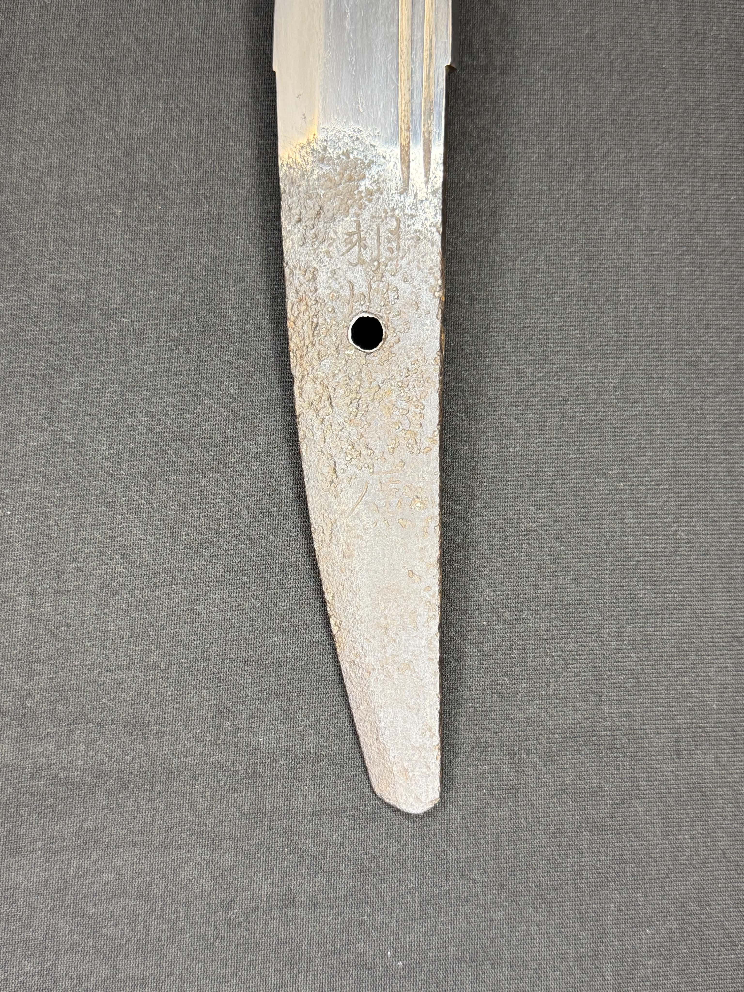 Antique Nihonto - Katakiriha Wakizashi in Shirasaya, Signed Soshu -hiro