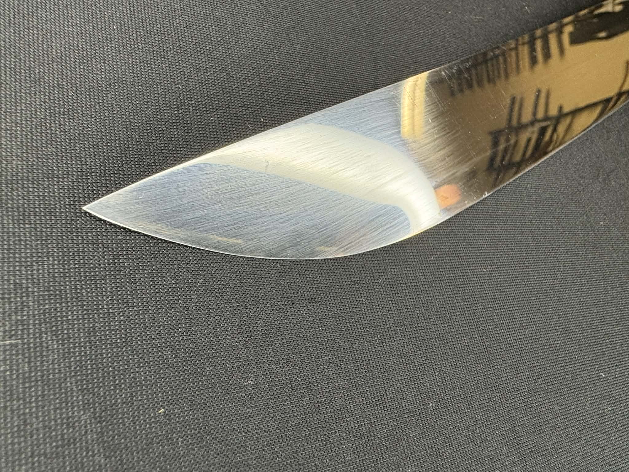 Legacy Blades Samgakdo Korean Mat Cutter - scarlet raptor - 1095 Clay Tempered Carbon Steel 40mm