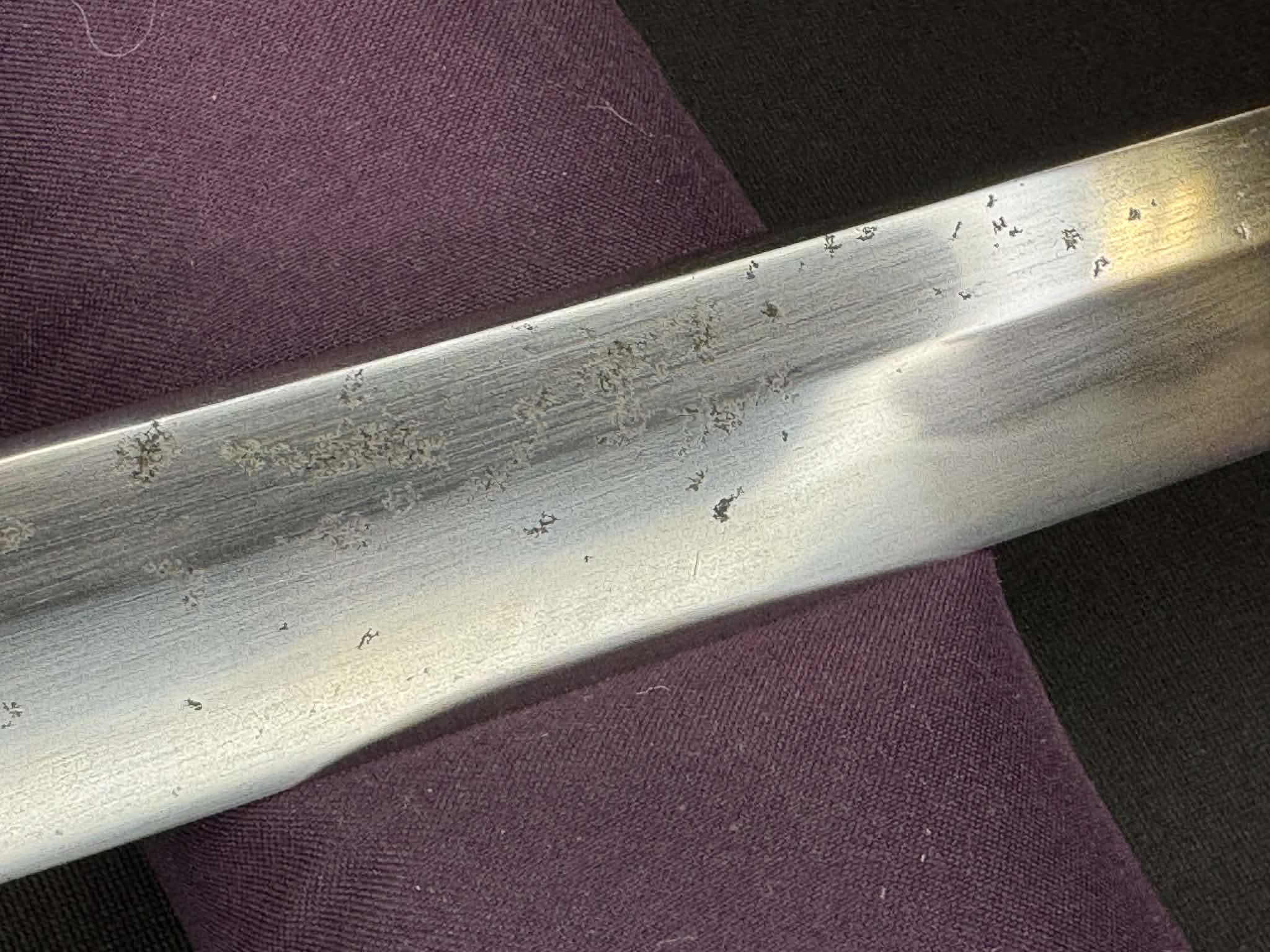Nihonto - Showato Katana in Tachi Koshirae, Signed Seki Kanemune Saku