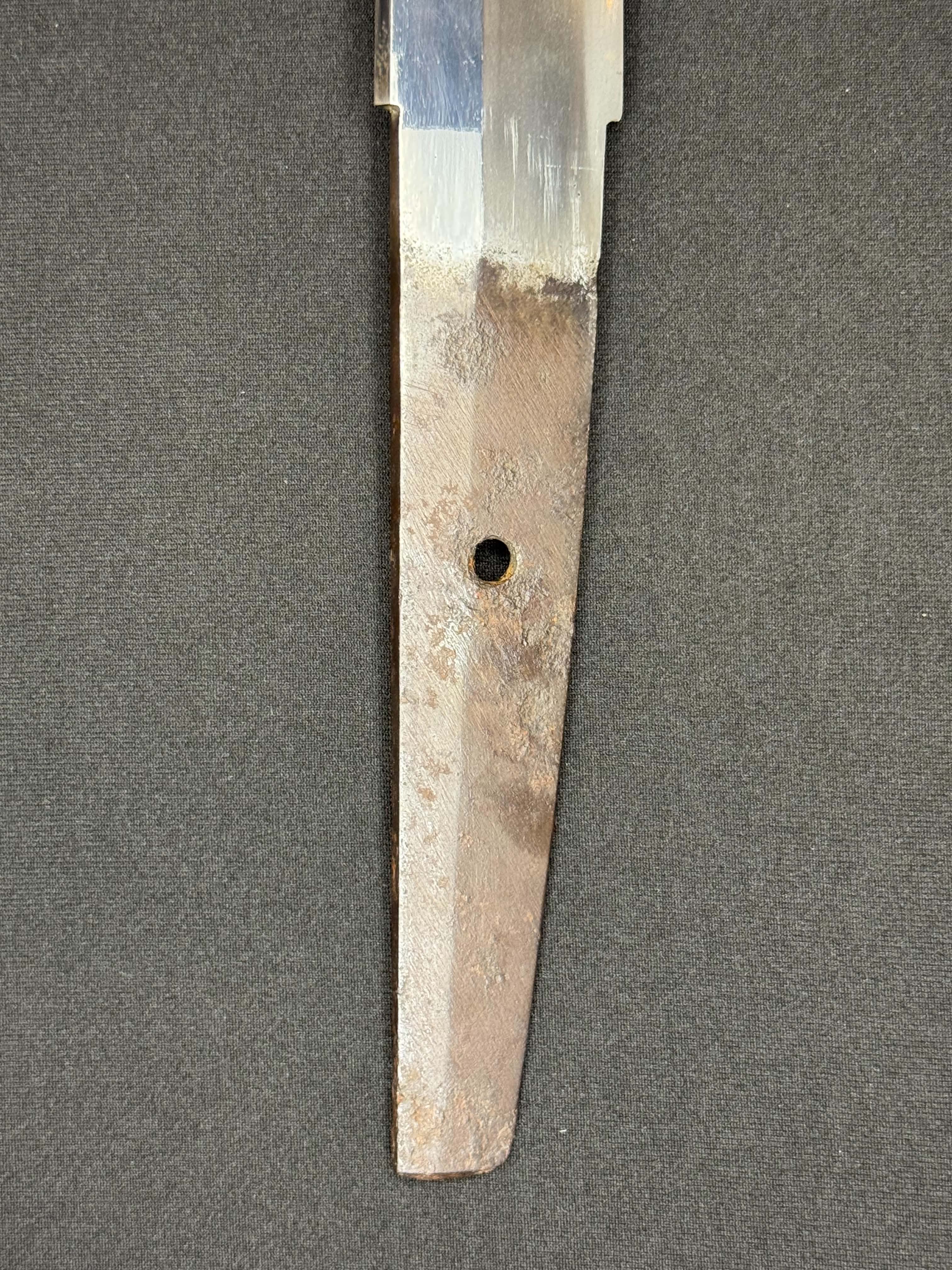 Antique Nihonto - Early Edo (400 years old) WIDE Wakizashi in Shirasaya
