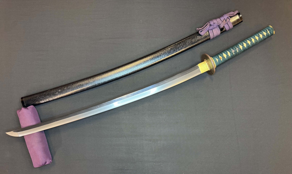 Antique Nihonto - Late Edo Katana in Koshirae, Signed Bingo no Kuni Ju Masanori Saku, NBTHK certified