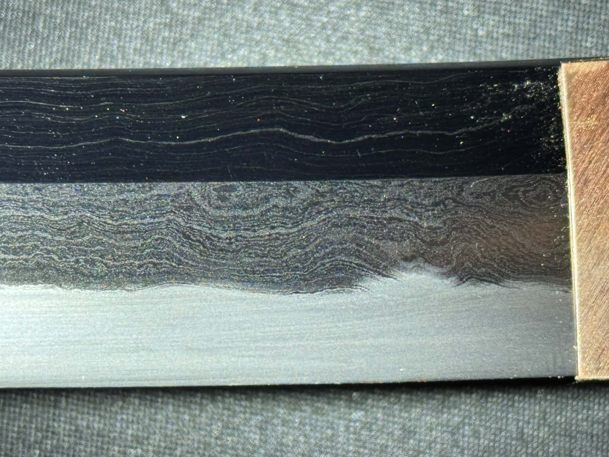 Masterwork Phoenix Armory Katana - Dark Vanguard Handachi Folded Steel